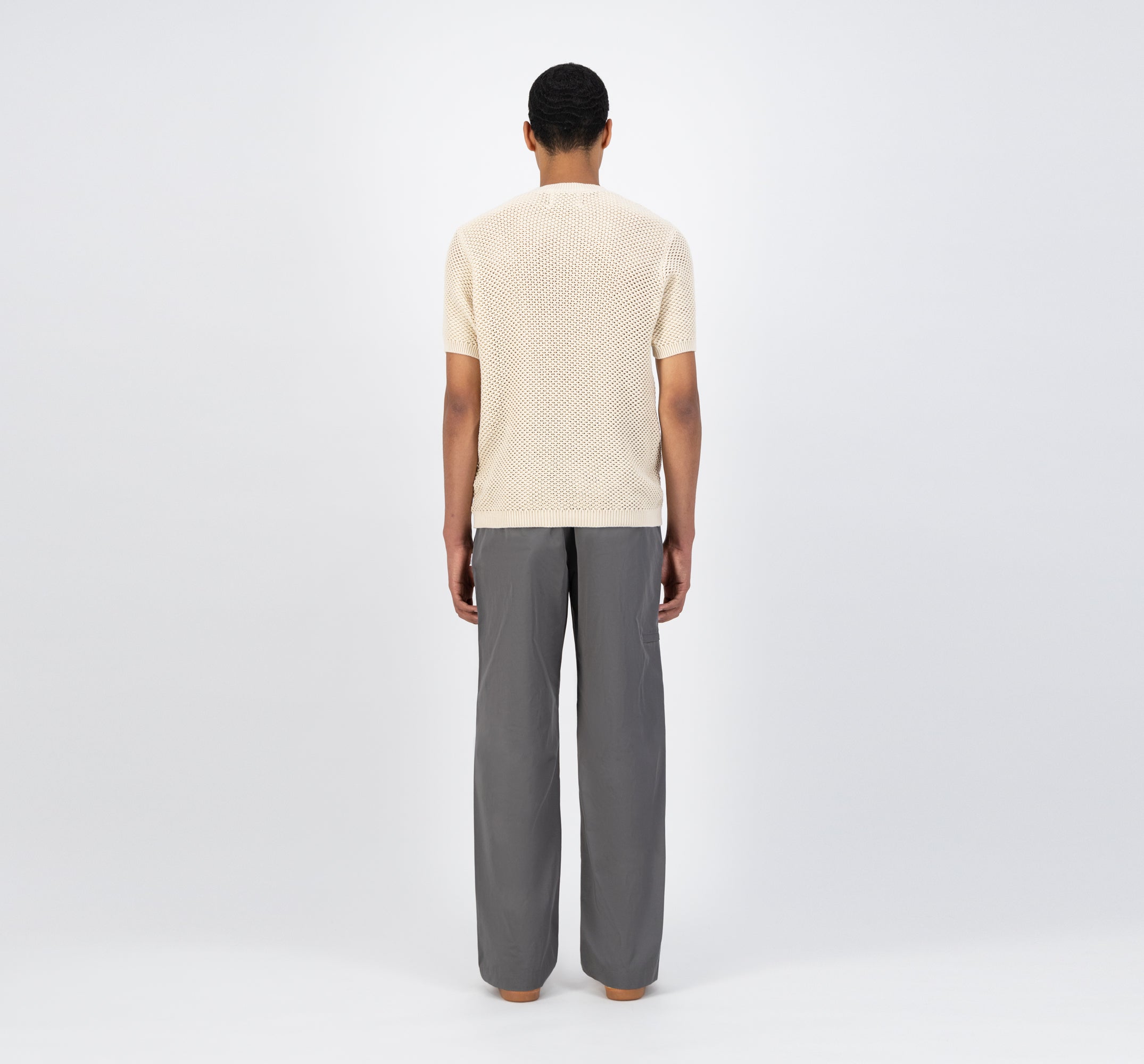 T-shirt en maille Kiewic - Crème