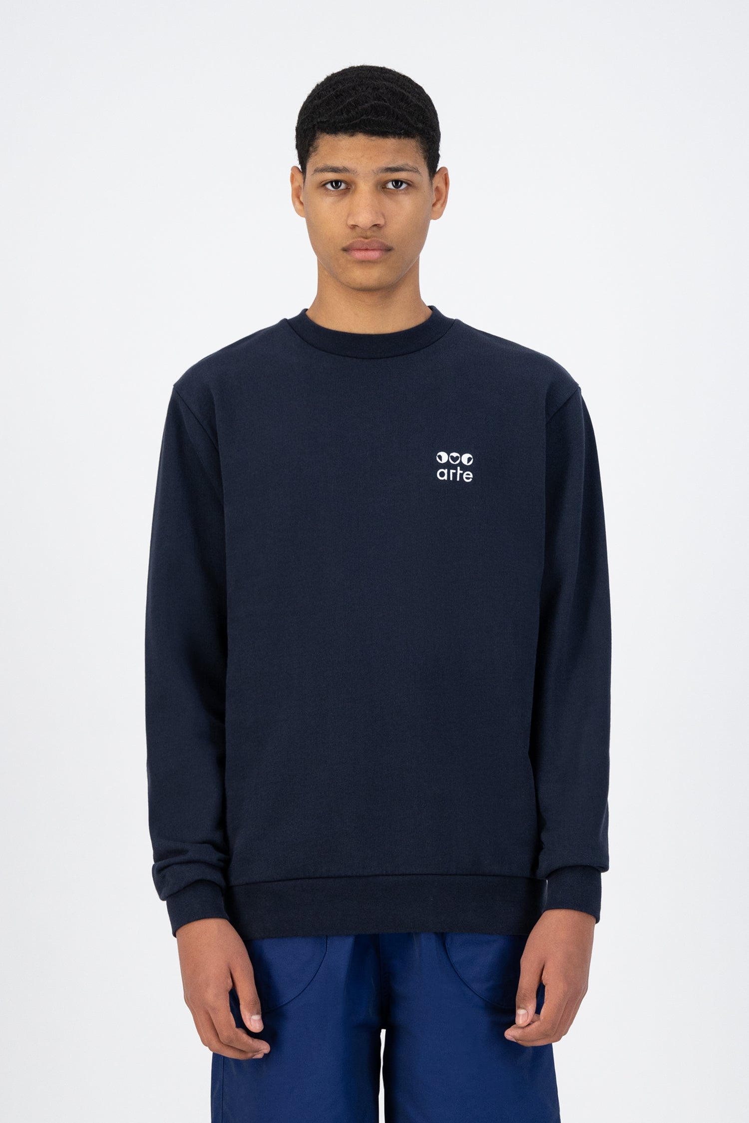 Cruz Triple Crewneck - Marine