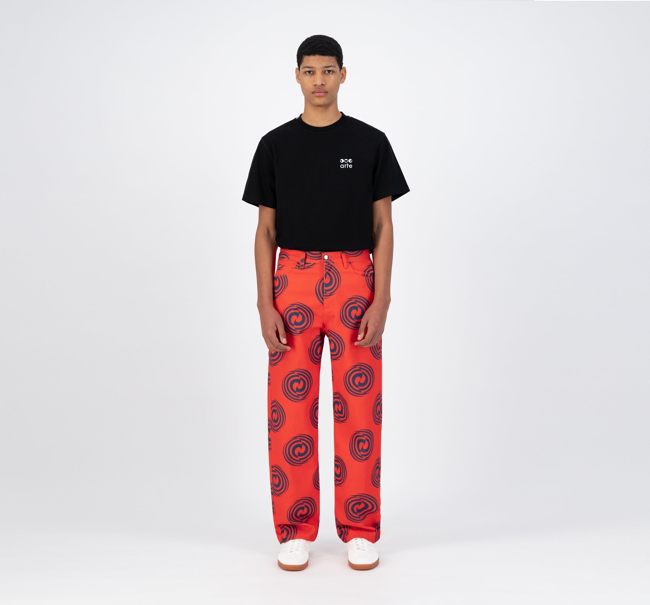 Pantalon Janco Swirl - Rouge/Marine