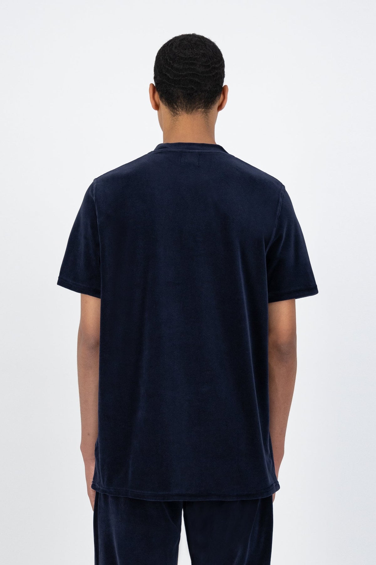 T-shirt en velours Tsai - Marine