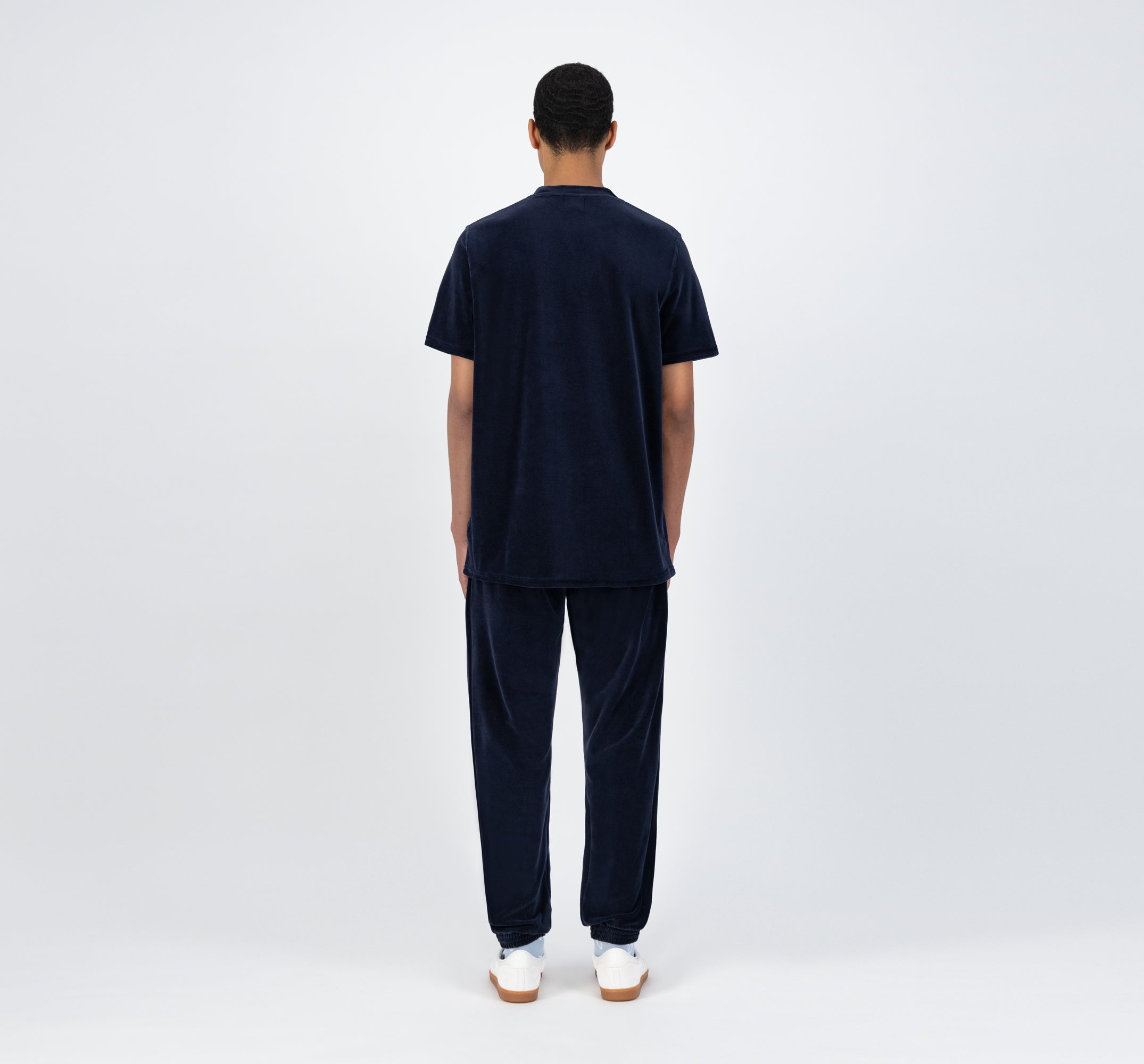 T-shirt en velours Tsai - Marine