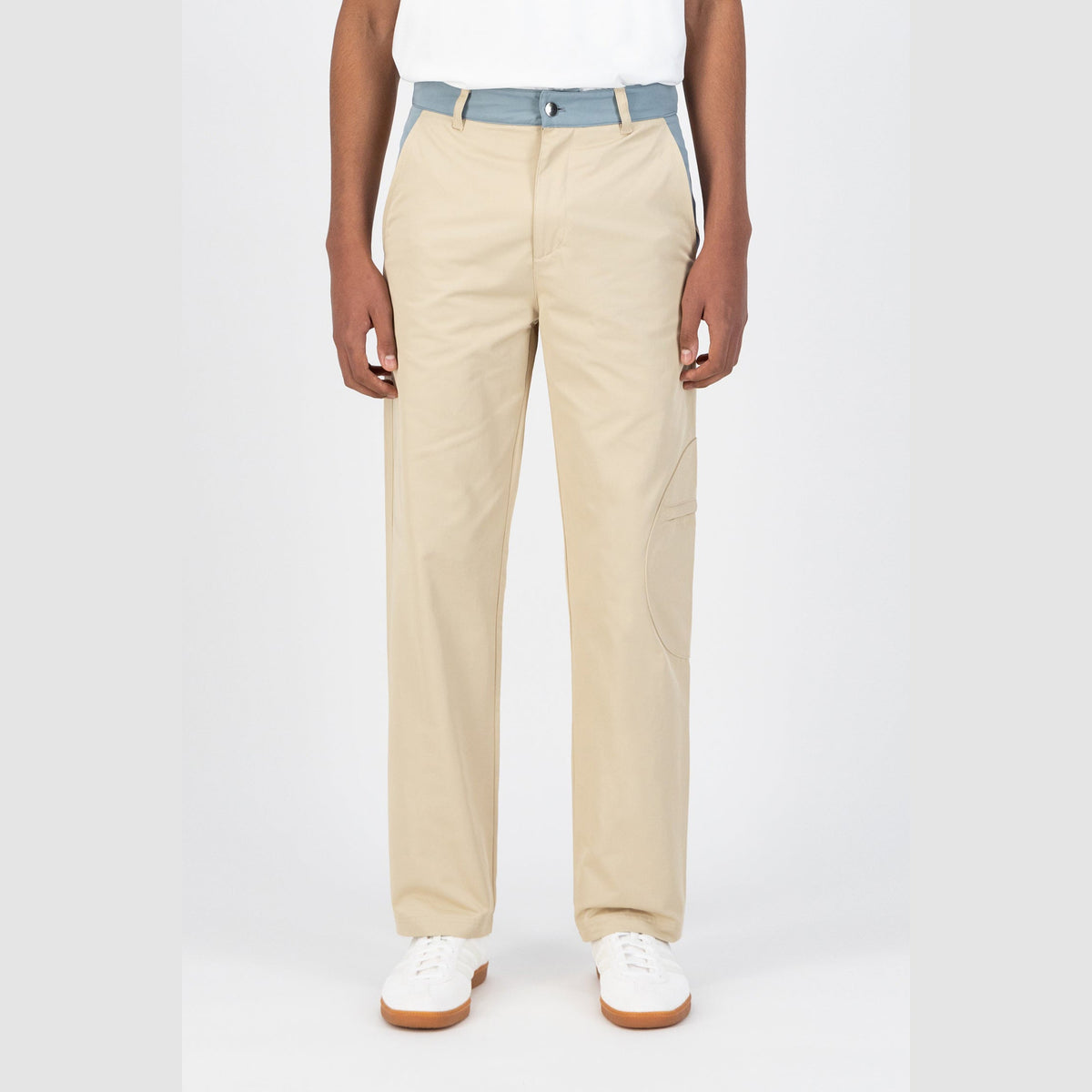 Pantalon Multi Julio - Crème/Bleu clair
