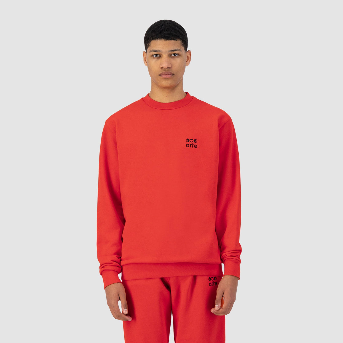 Cruz Triple Crewneck - Rouge