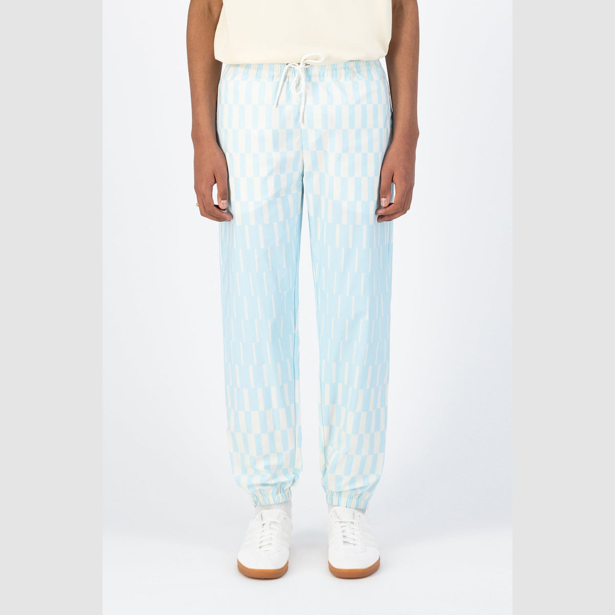 Pantalon Jo - Bleu clair/crème