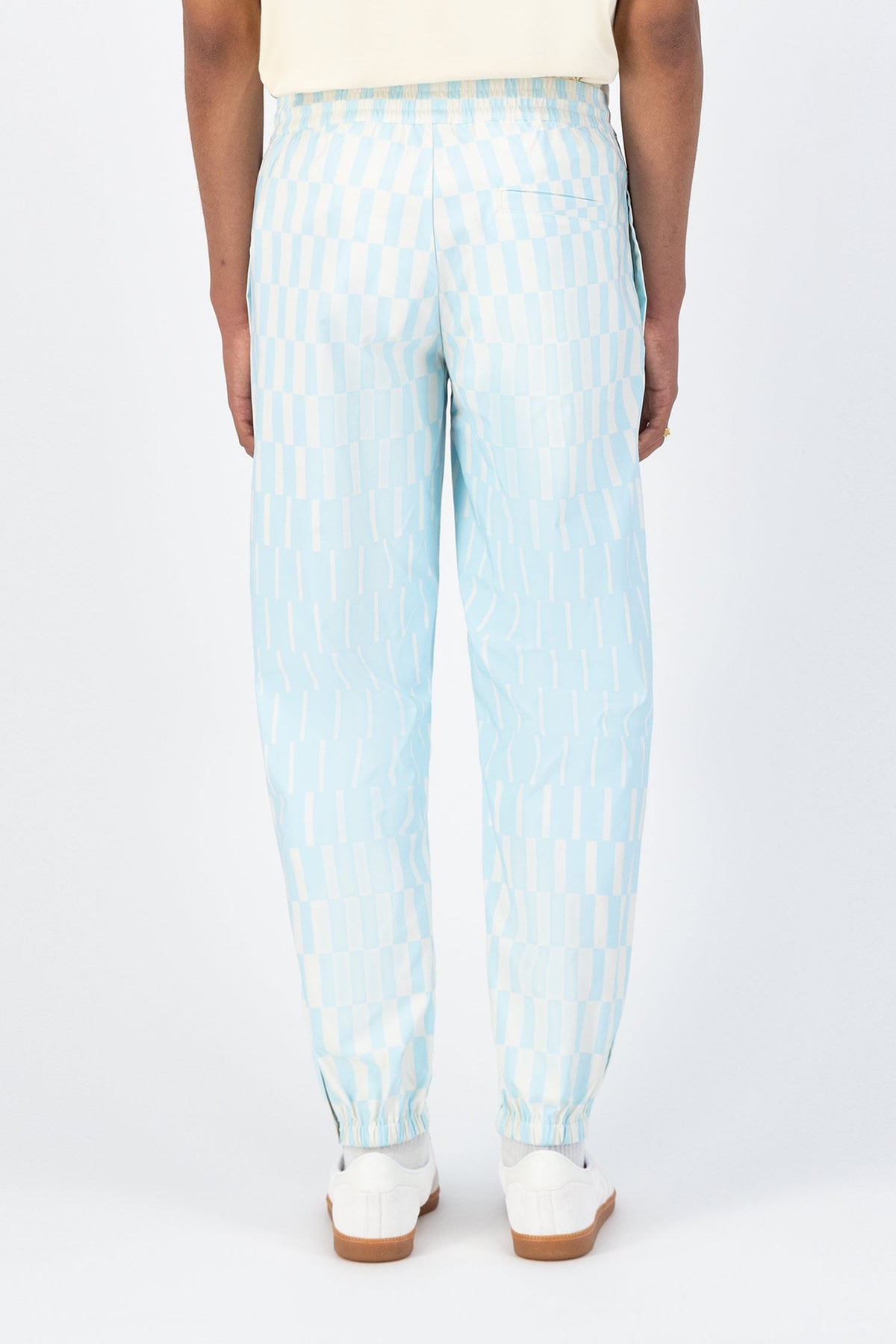 Pantalon Jo - Bleu clair/crème