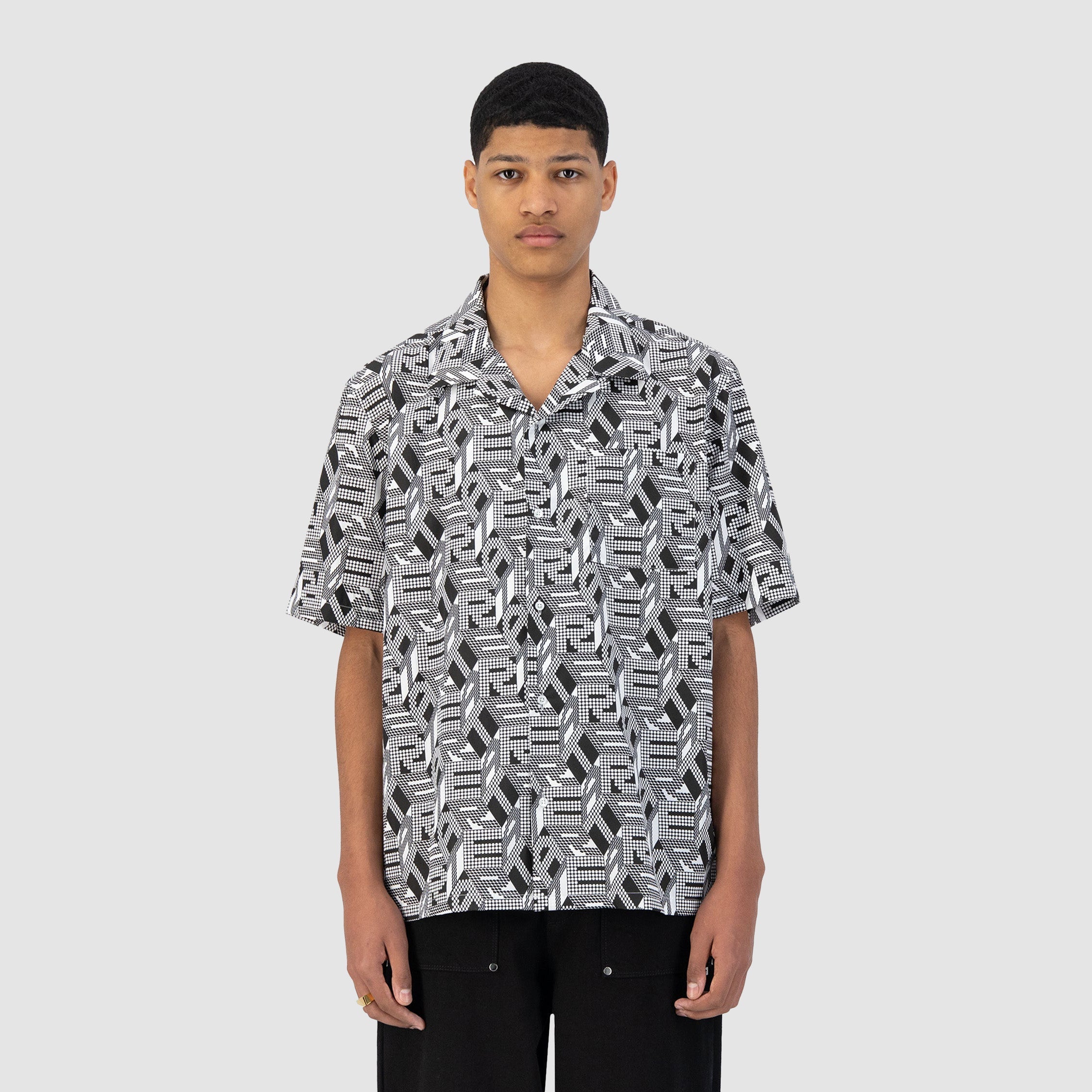 Chemise Scotti Allover - Noir/Blanc