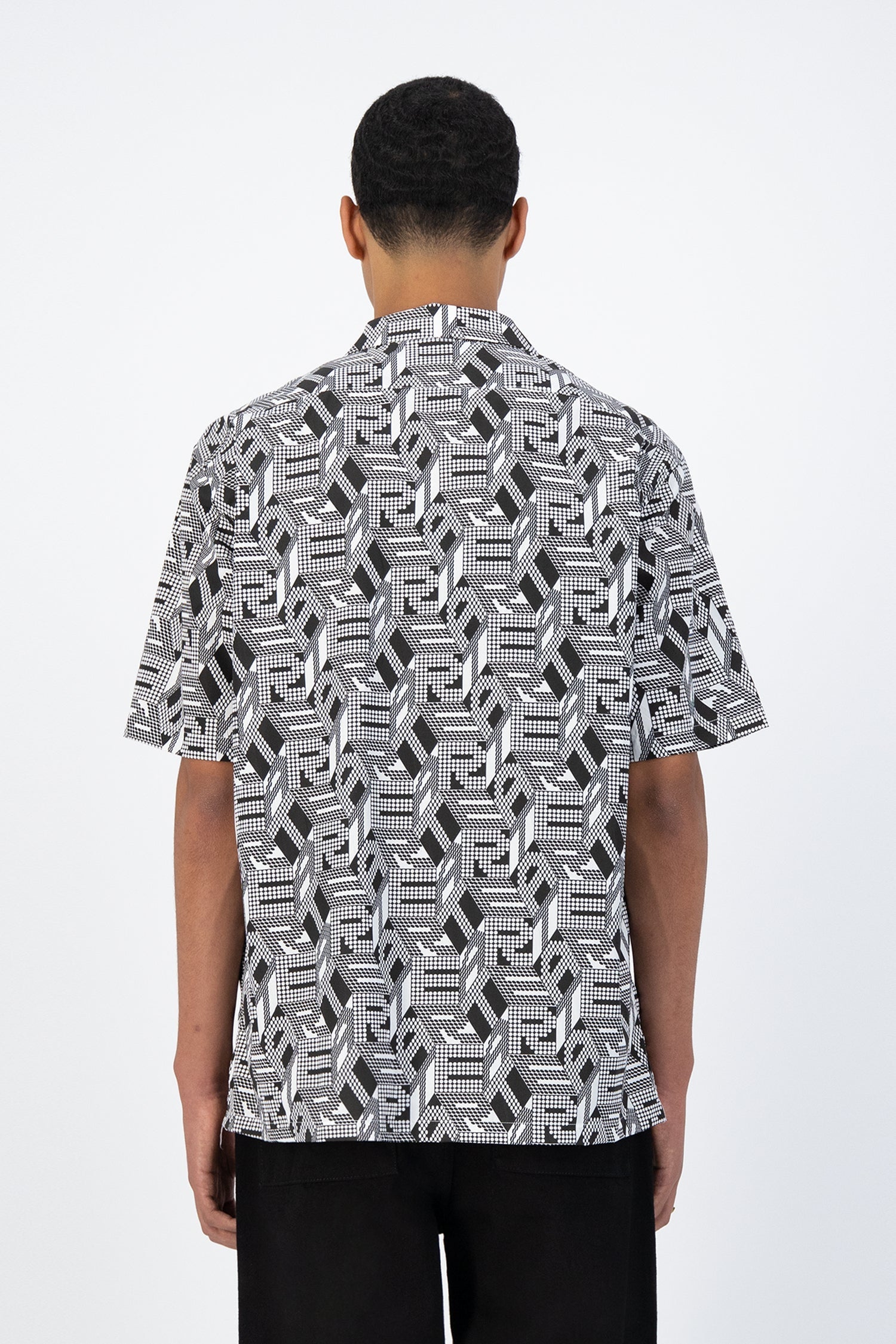 Chemise Scotti Allover - Noir/Blanc