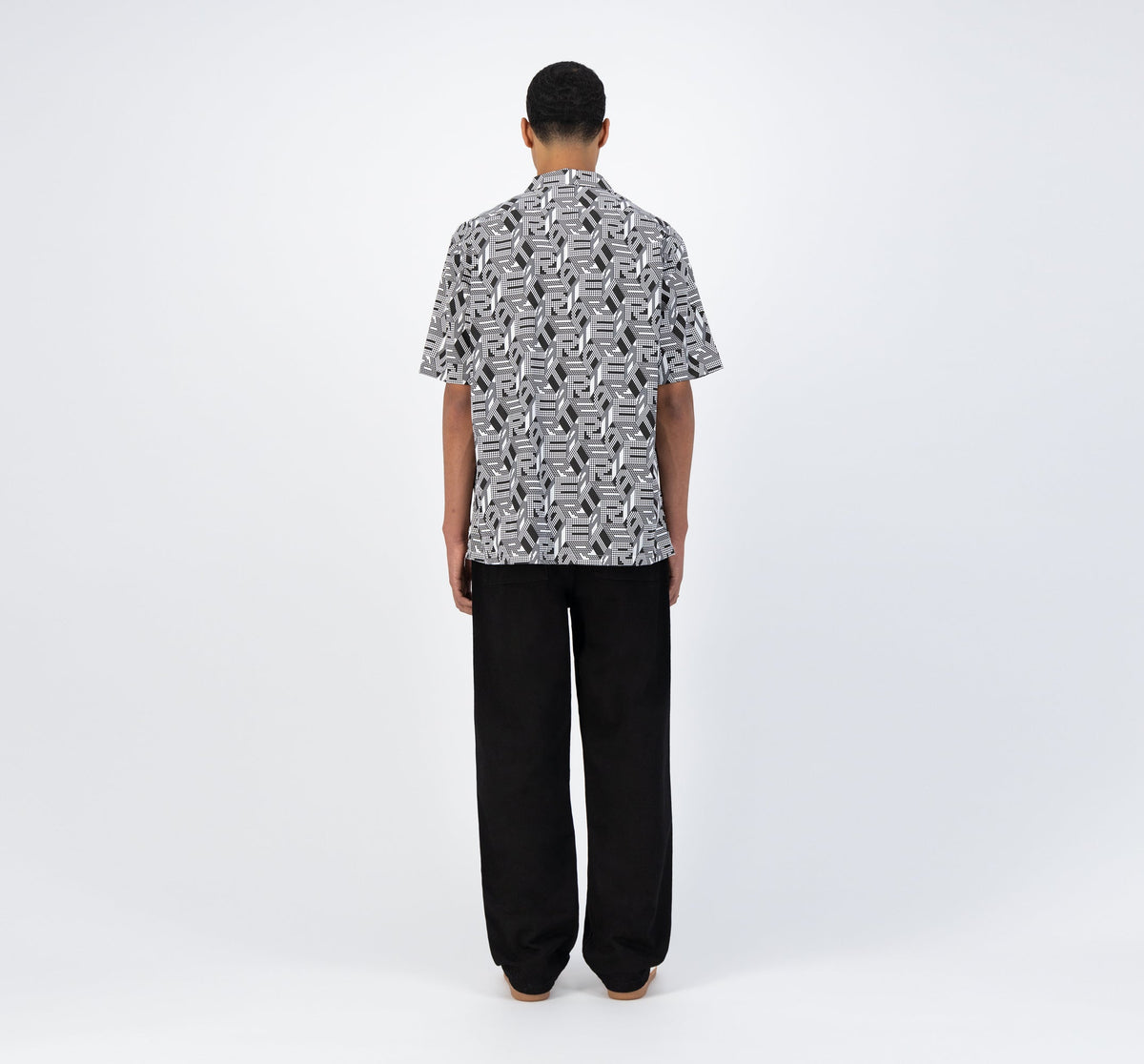 Chemise Scotti Allover - Noir/Blanc