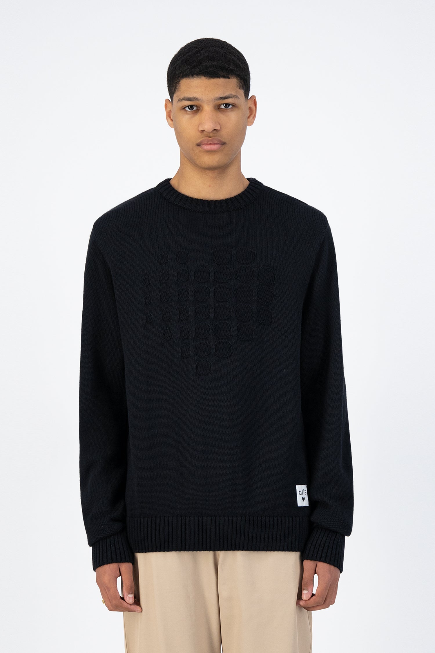 Kewo Heart Knit - Noir