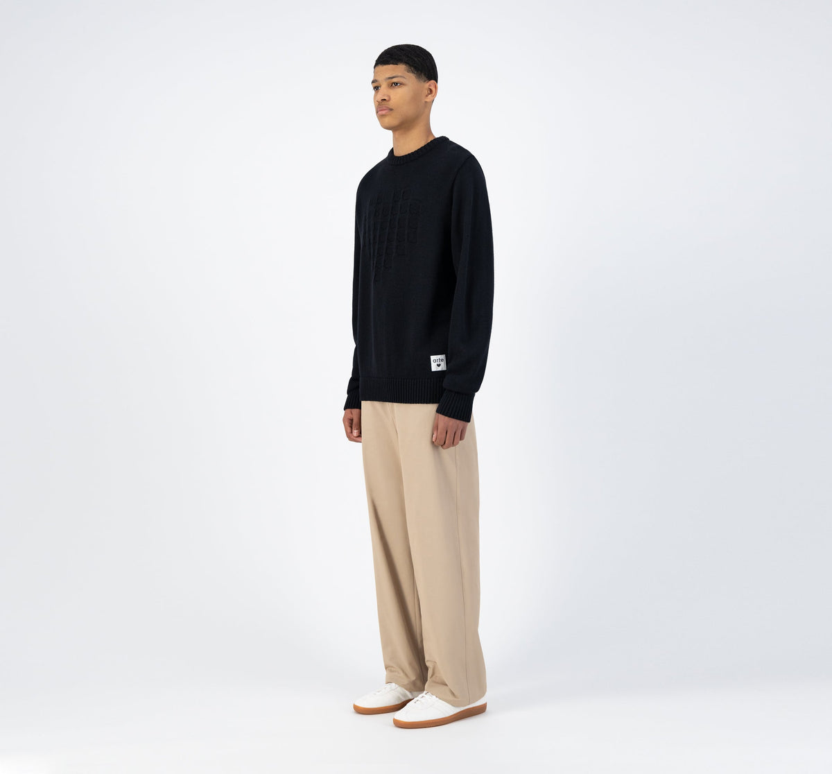 Kewo Heart Knit - Noir