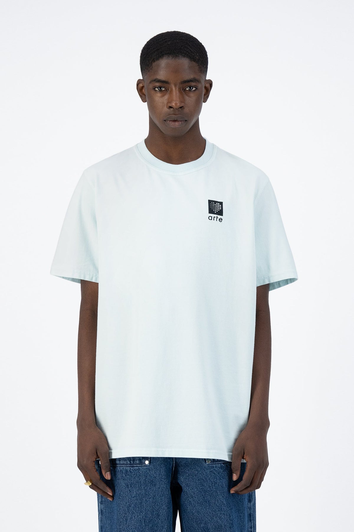 Tzara Embroi T-shirt - Skylight