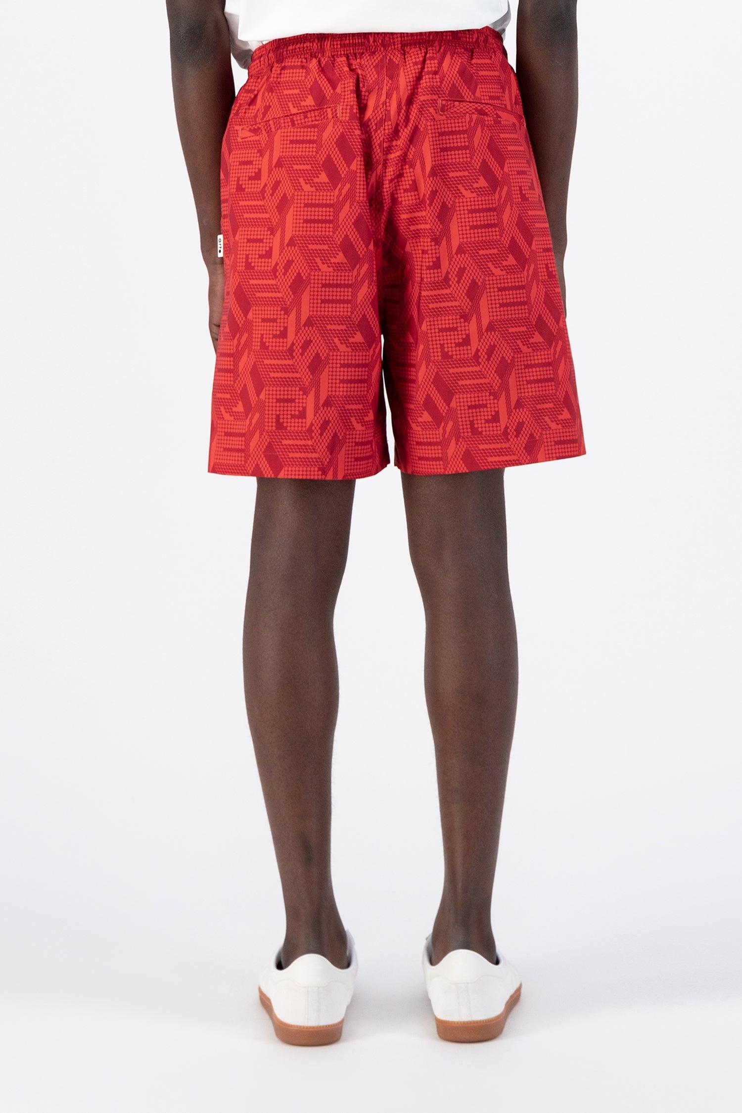 Short Soto Allover - Rouge/Rouge foncé