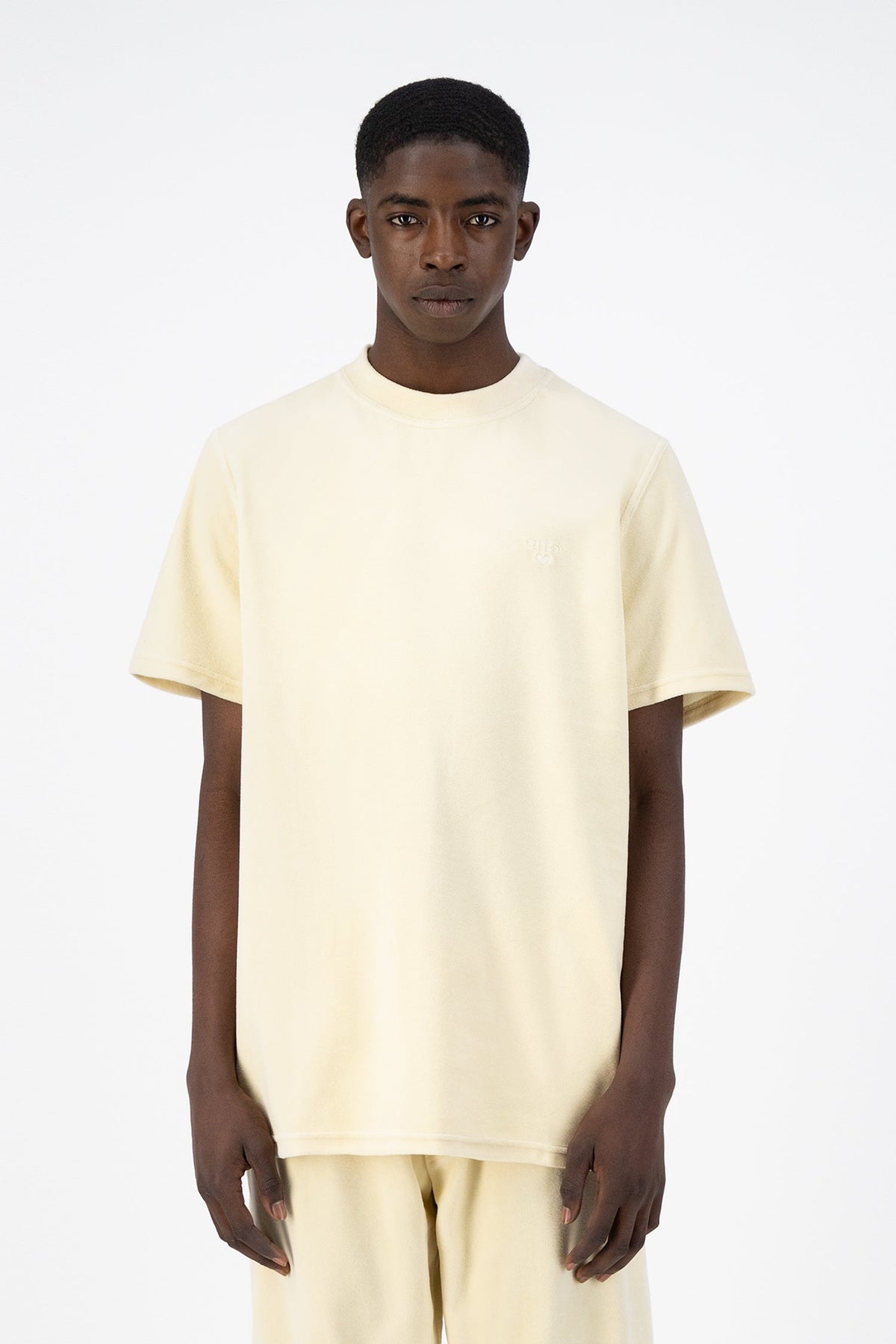 T-shirt en velours Tsai - Crème