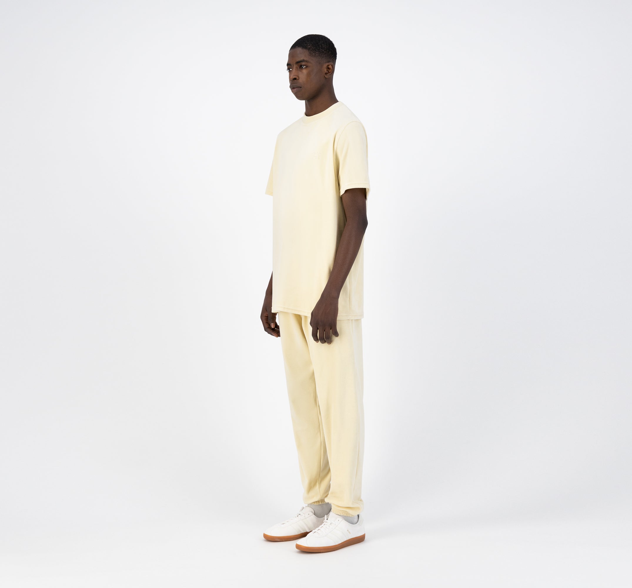 T-shirt en velours Tsai - Crème