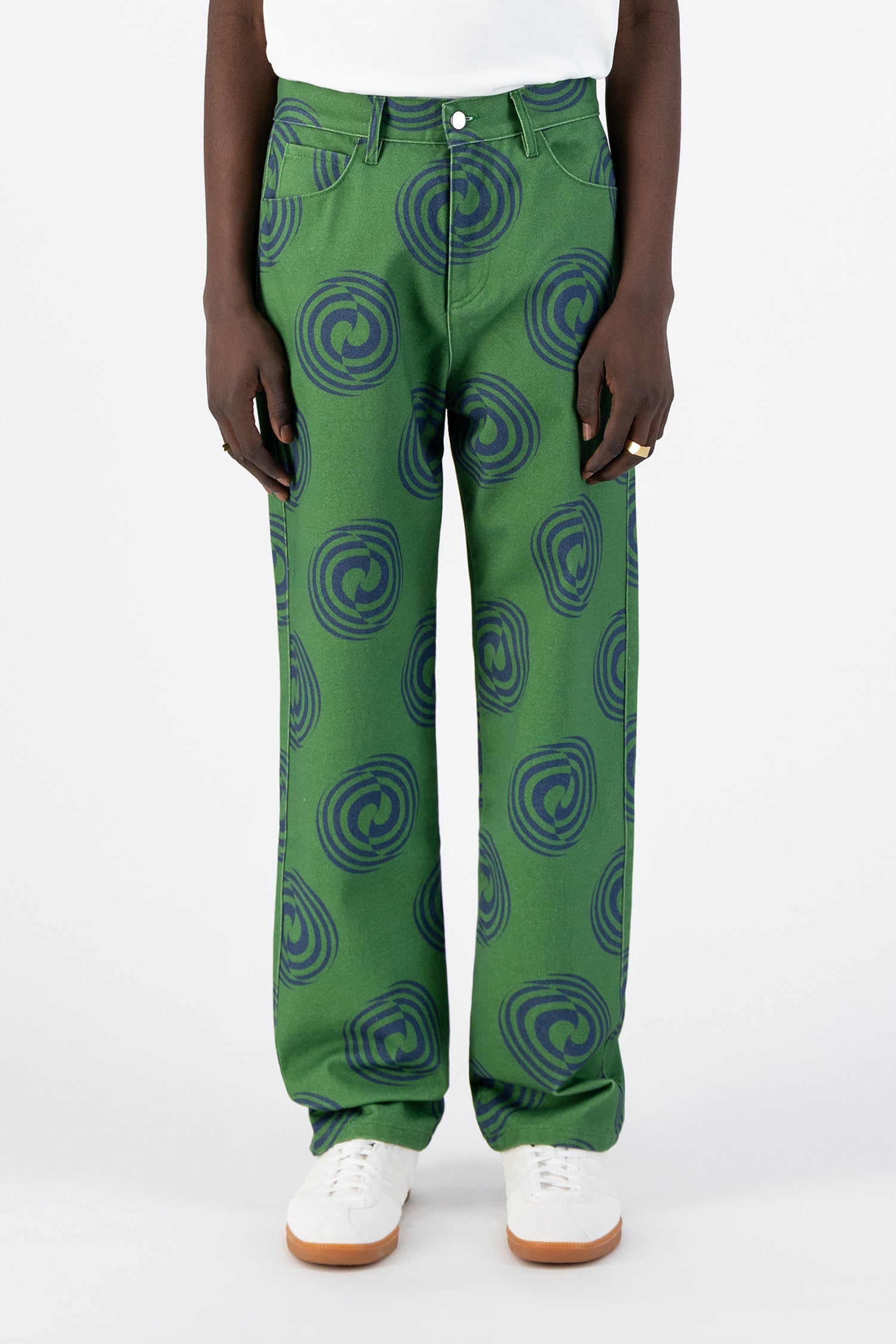Pantalon Janco Swirl - Vert/Marine