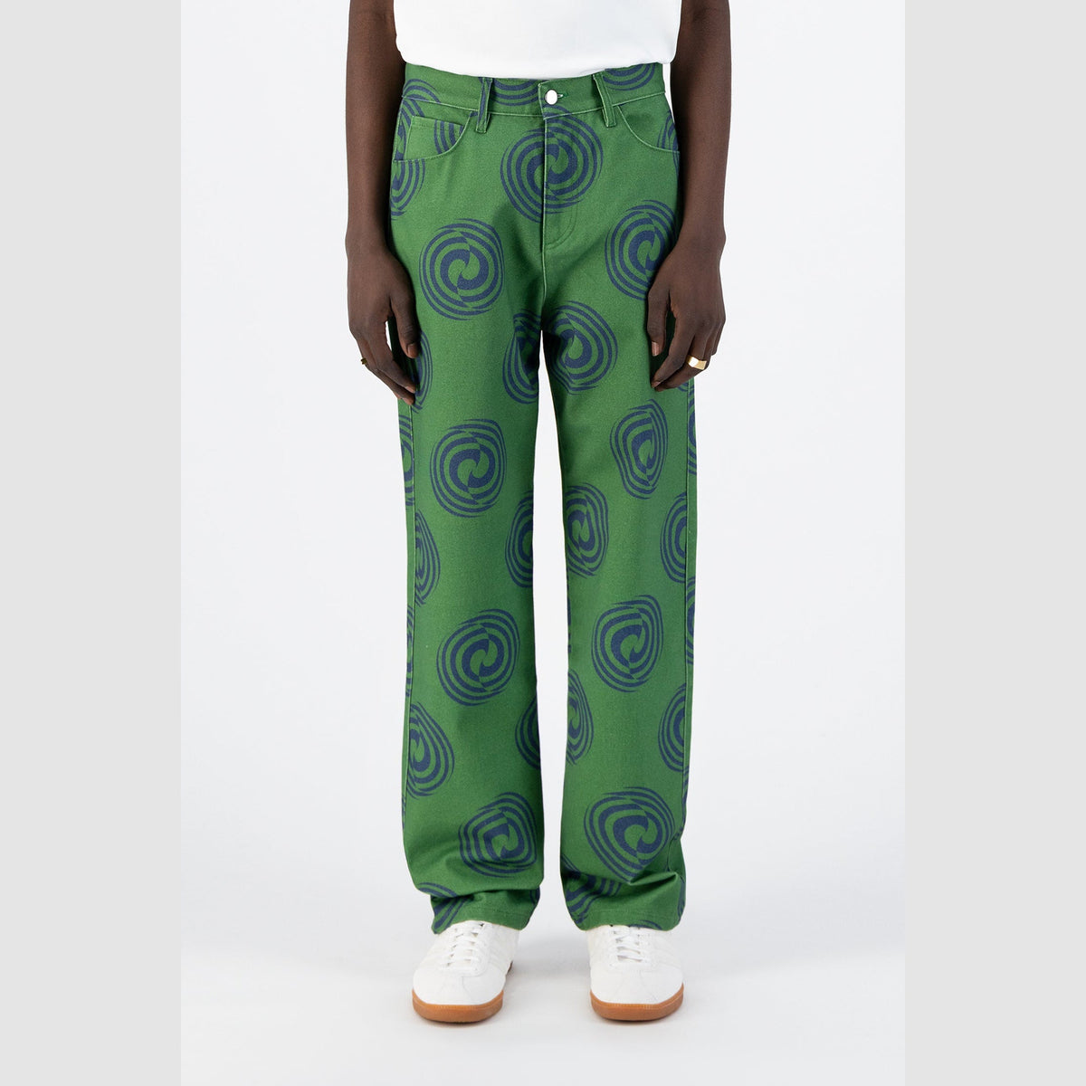 Pantalon Janco Swirl - Vert/Marine