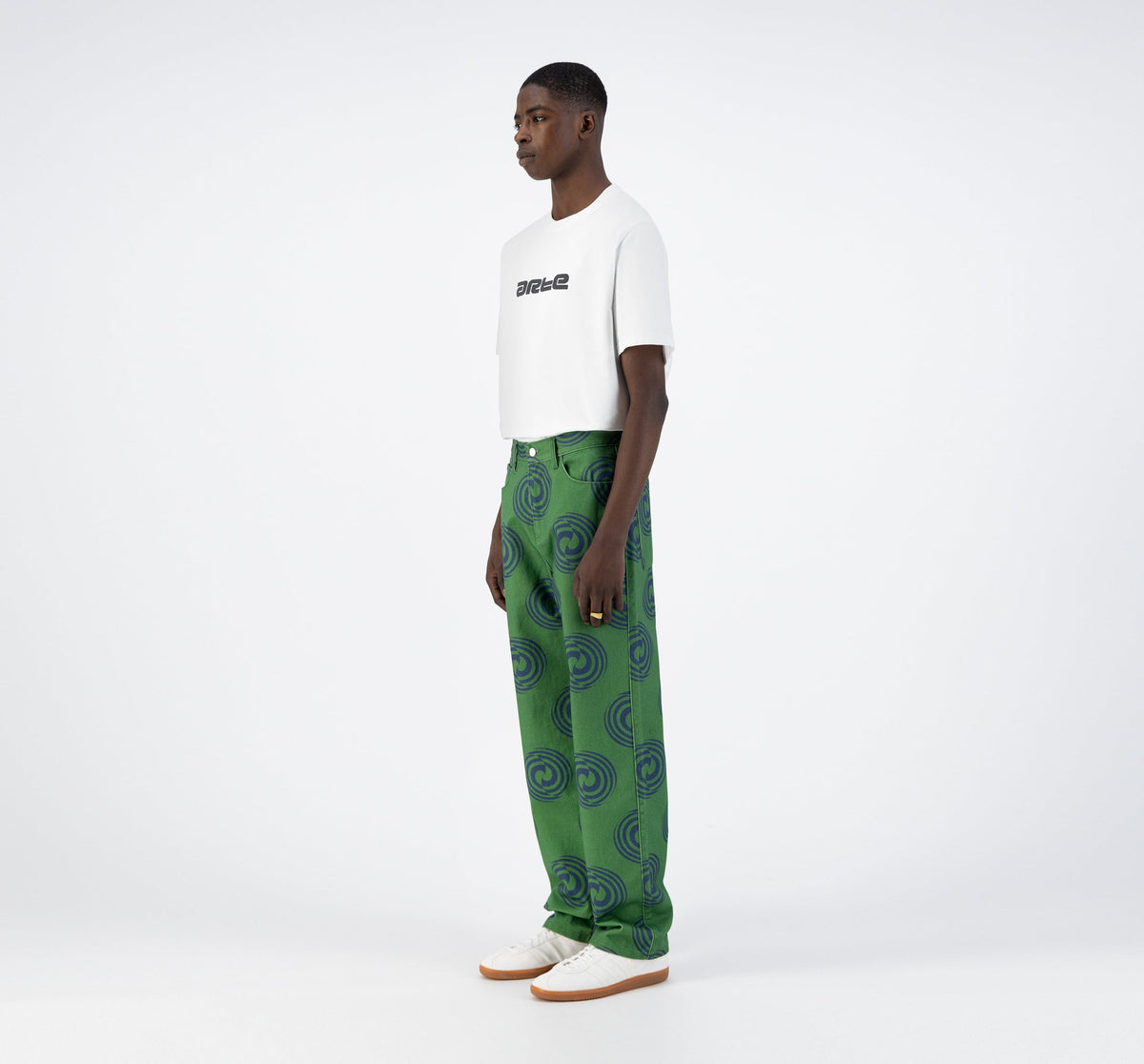 Pantalon Janco Swirl - Vert/Marine