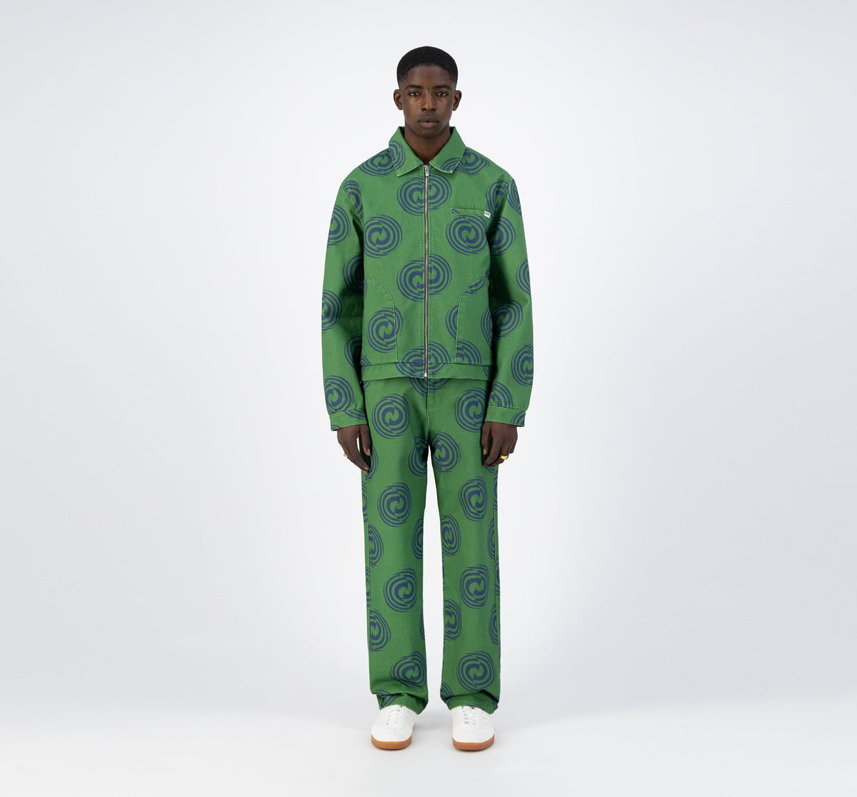 Veste Janco Swirl - Vert/Marine