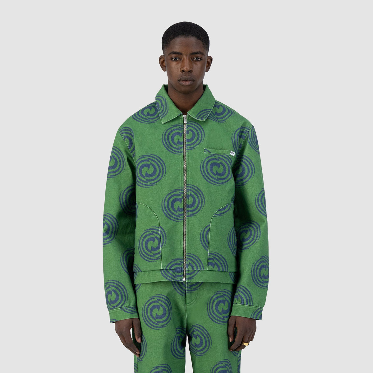 Veste Janco Swirl - Vert/Marine