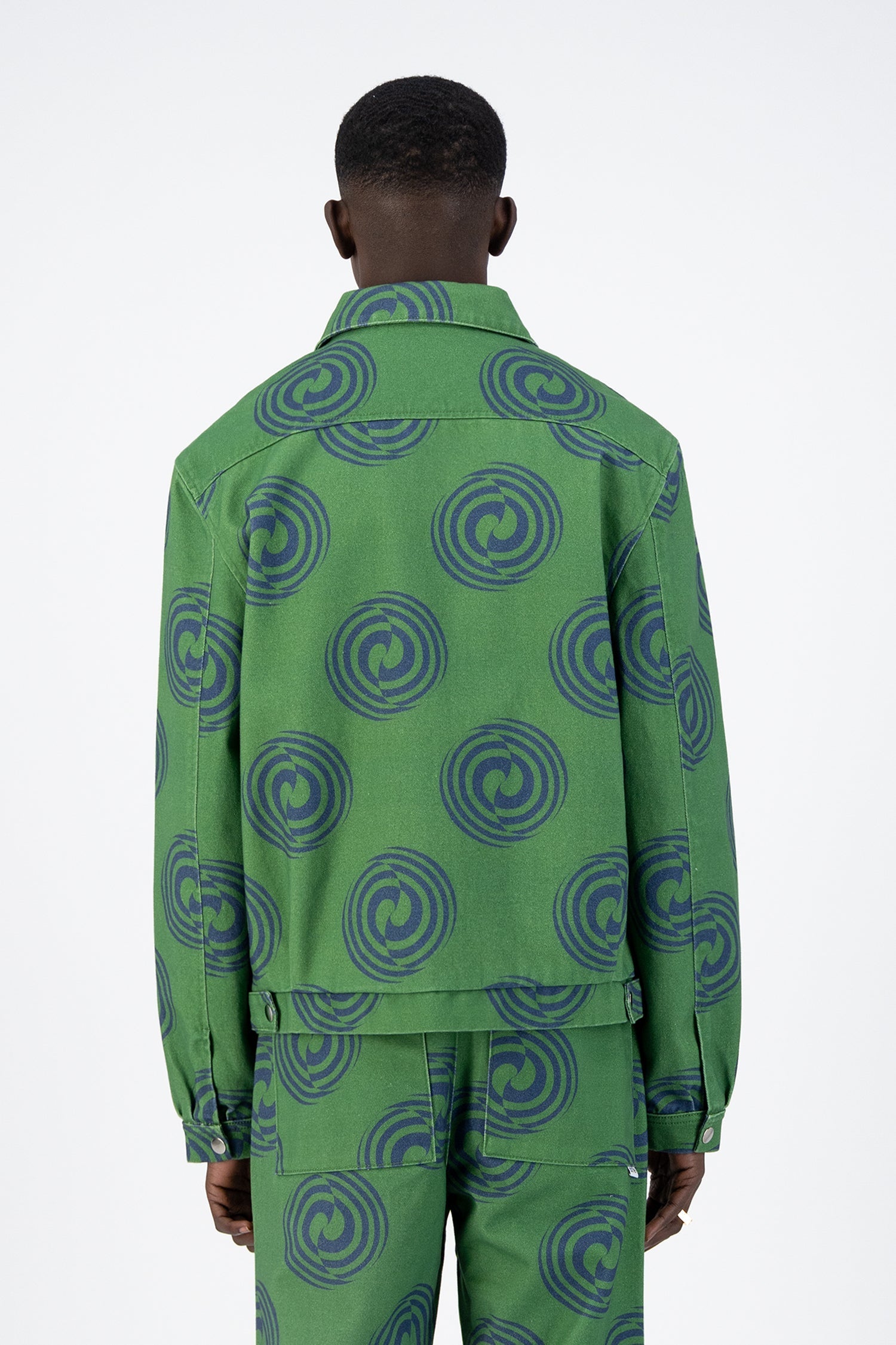 Veste Janco Swirl - Vert/Marine