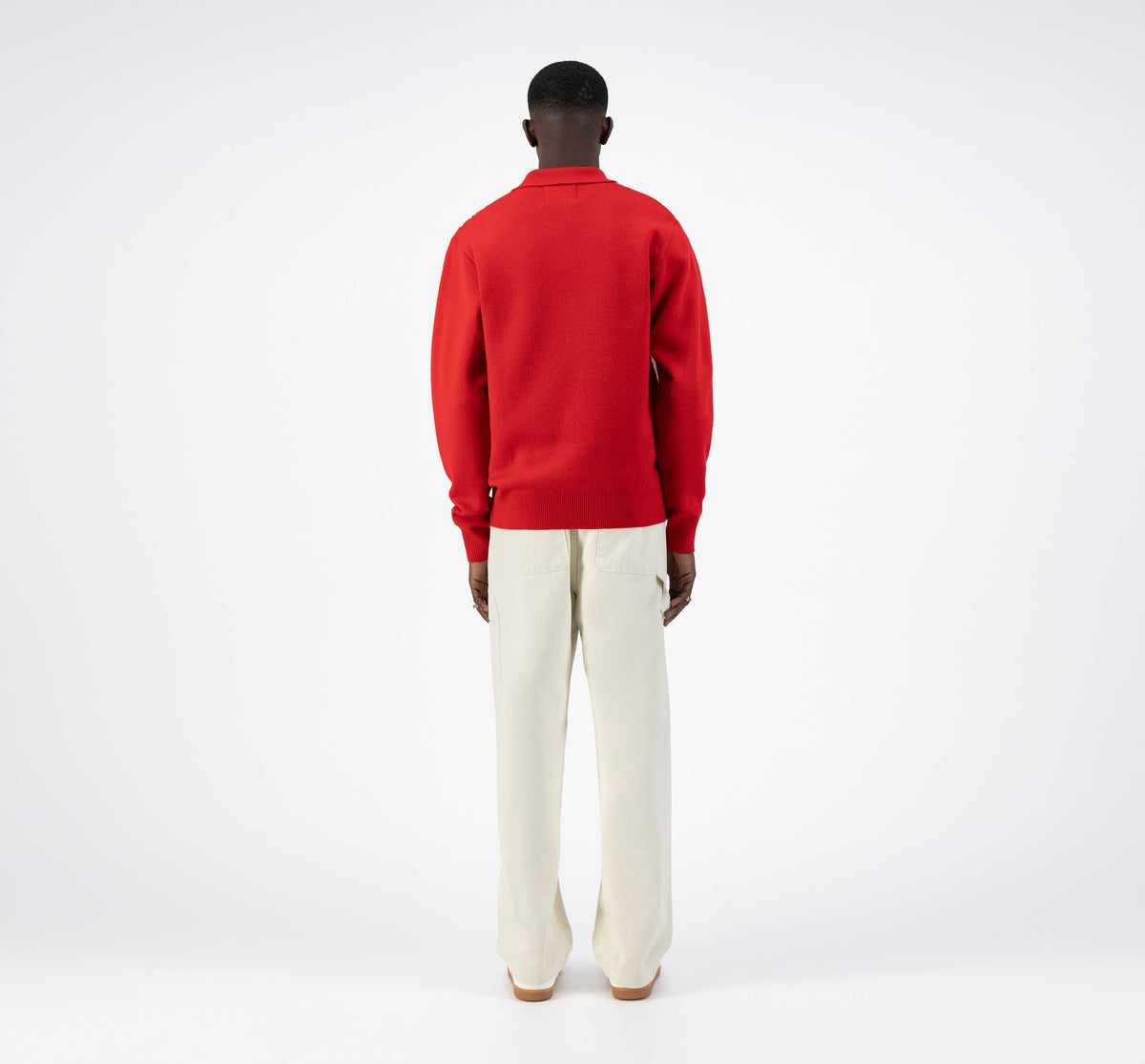 Cardigan en tricot Karp - Rouge