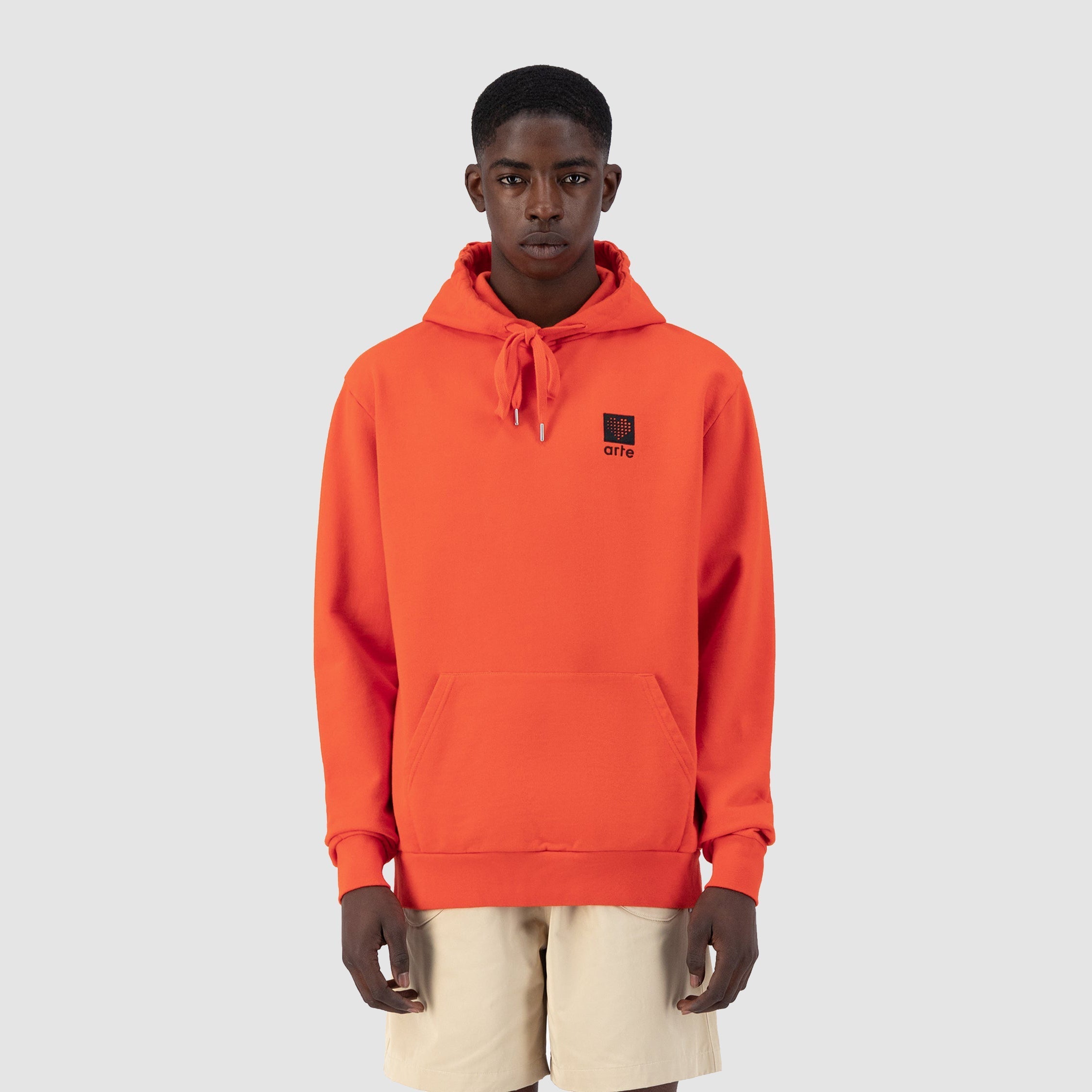 Hulton Heart Hoodie - Rouge