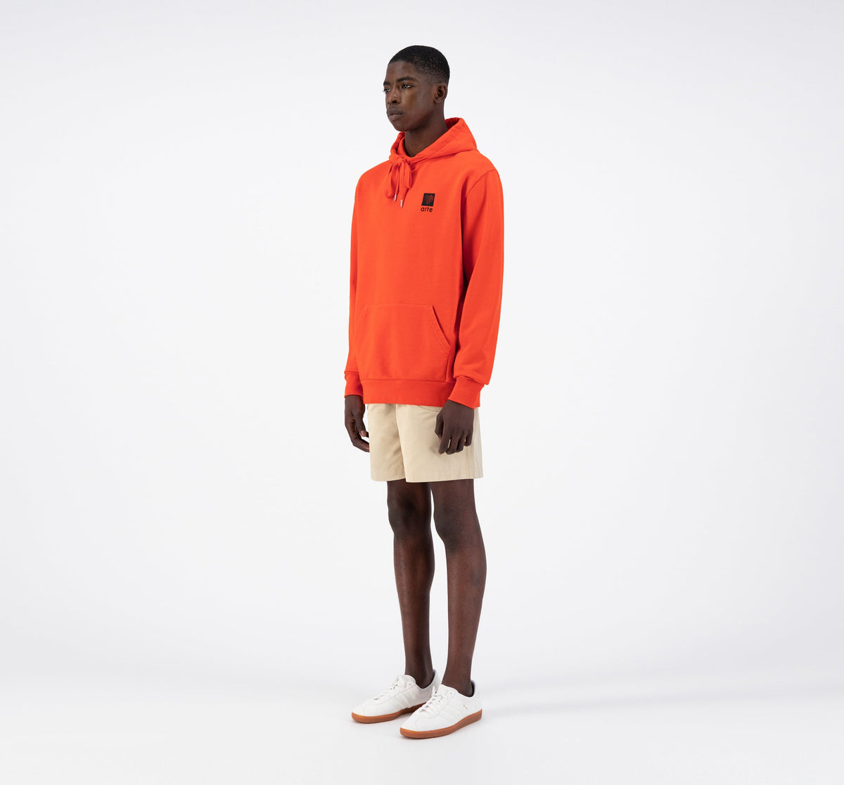 Hulton Heart Hoodie - Rouge