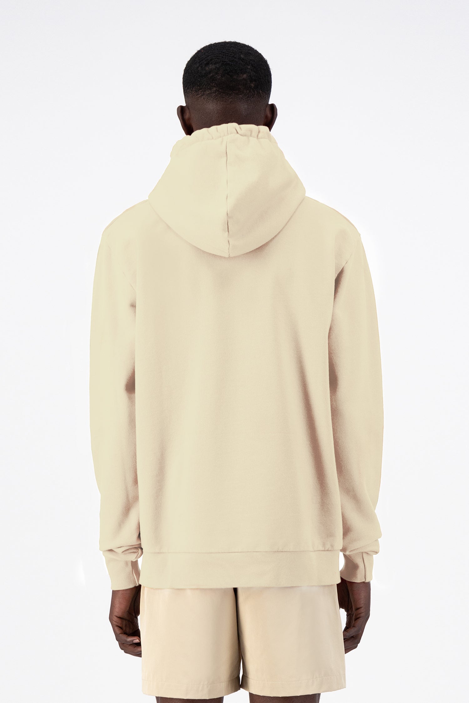 Sweat à capuche Hulton Heart - Crème