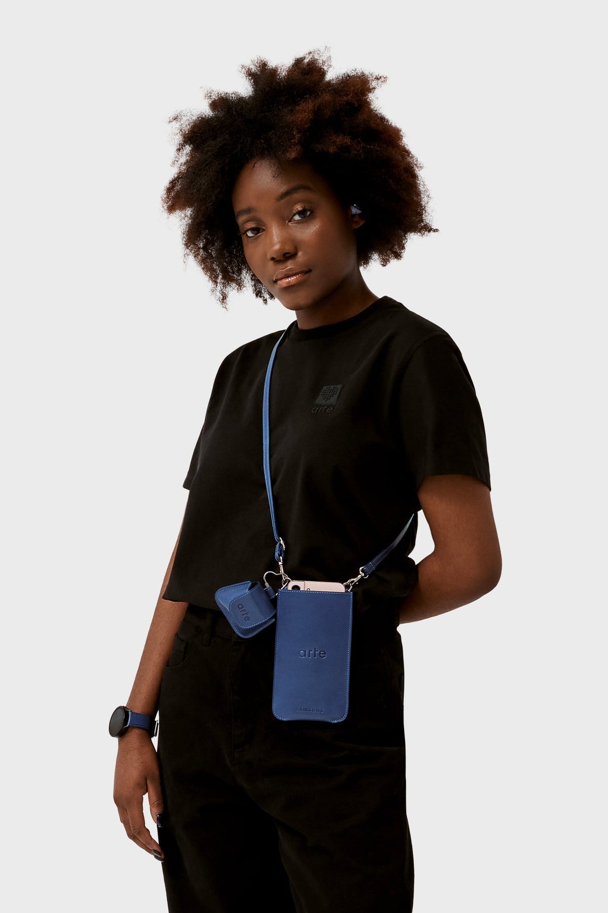 Pochette pour téléphone Samsung - Marine