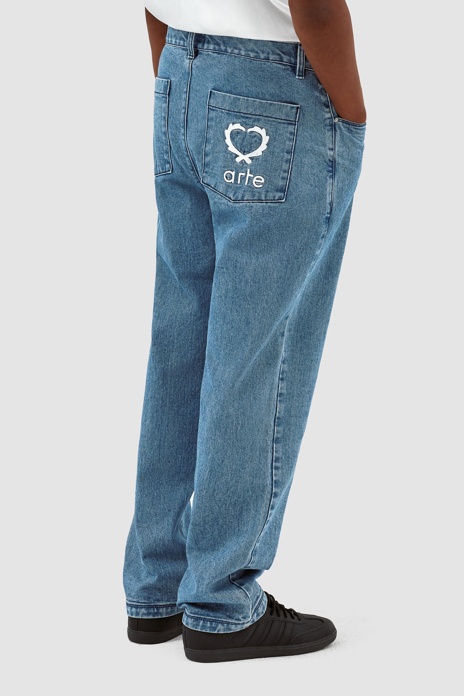 Pantalon Poage Back Heart - Denim