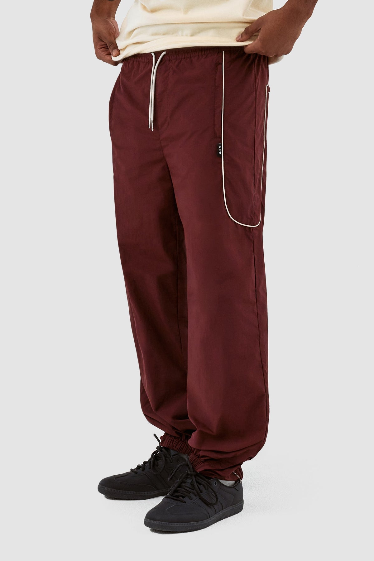 Pantalon Jordan SS24 - Bordeaux/Crème