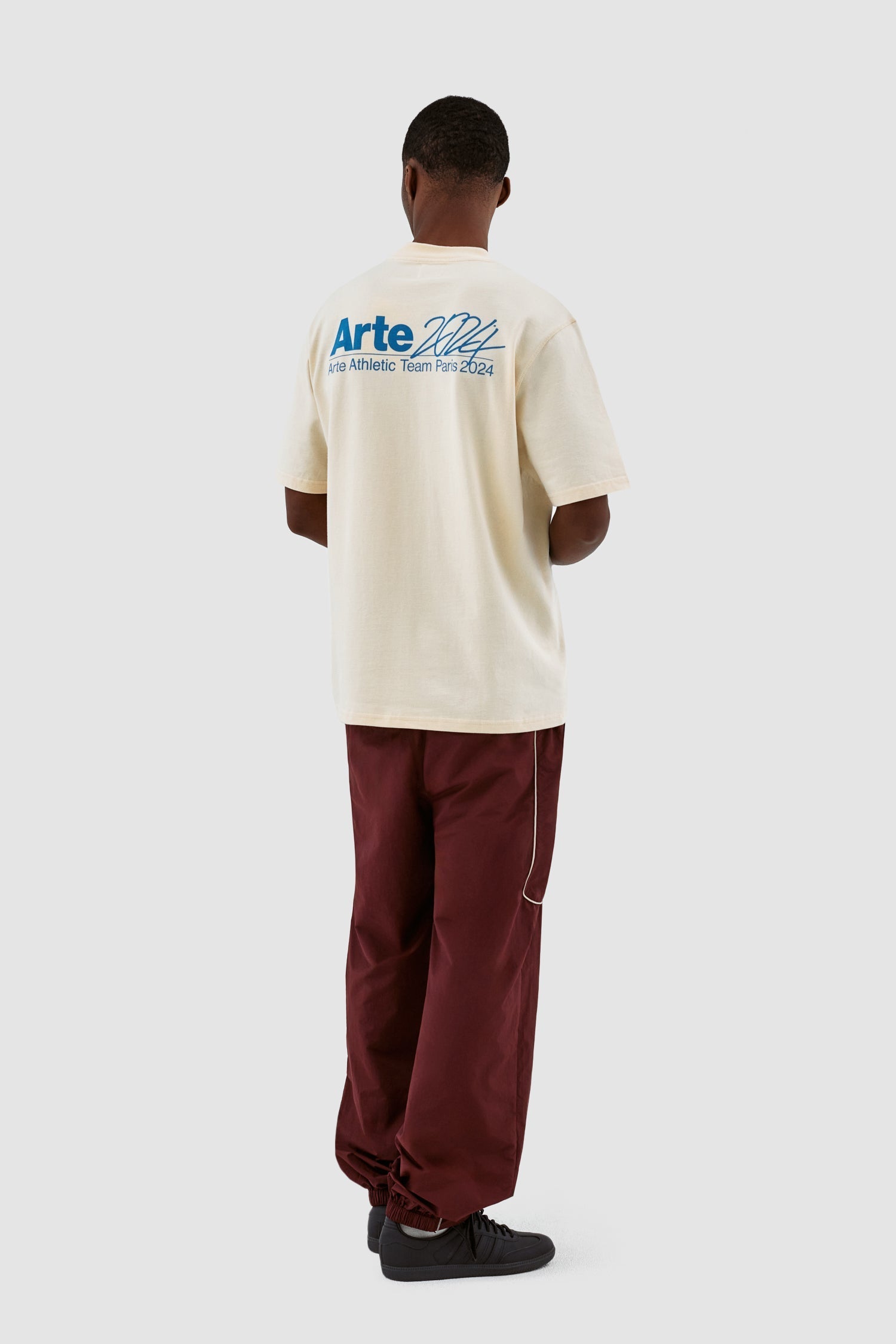 Pantalon Jordan SS24 - Bordeaux/Crème