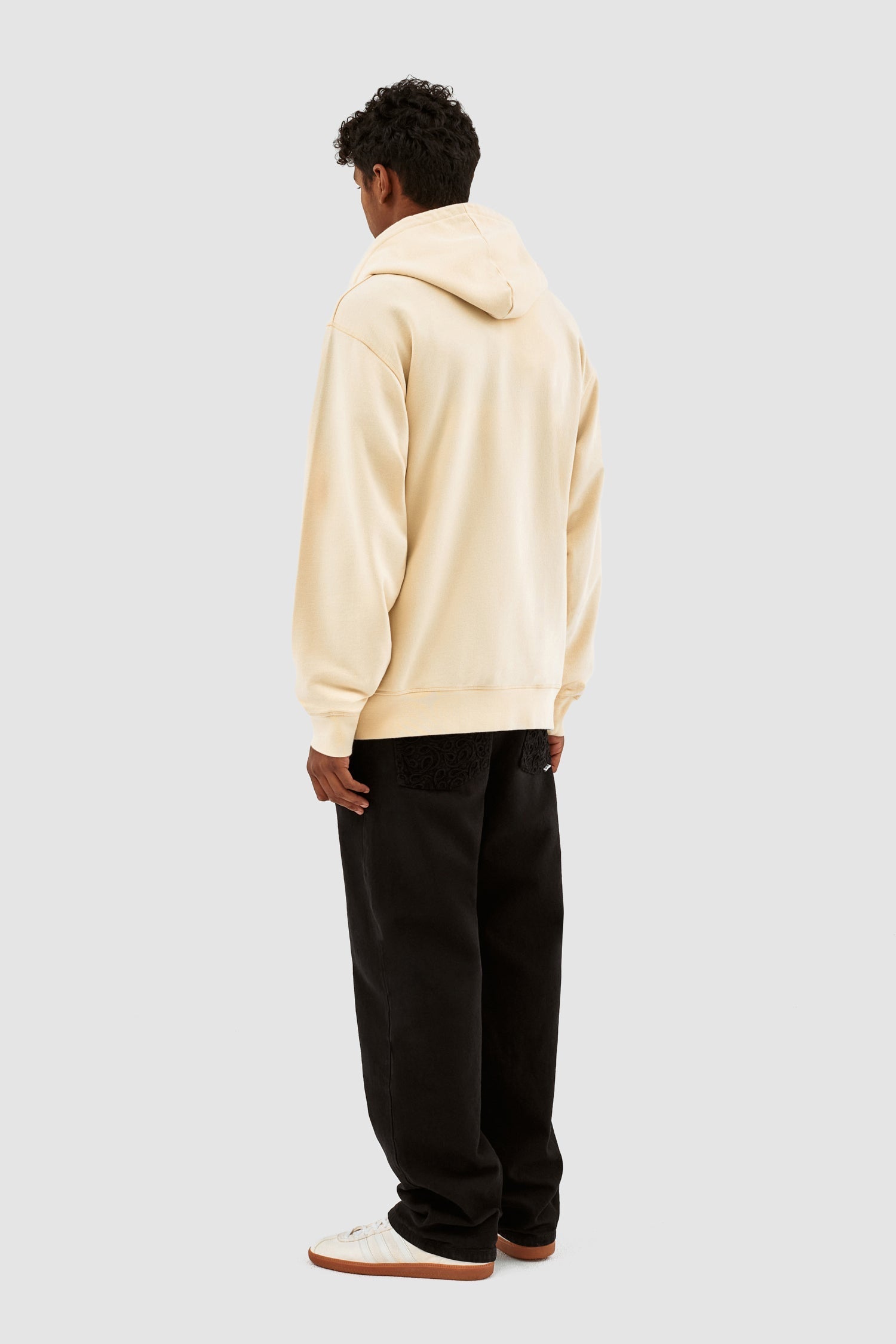 Sweat à capuche Hank Small Heart - Crème