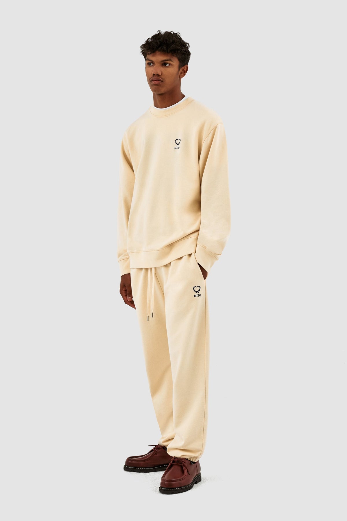 Pantalon Tristian Heart - Crème