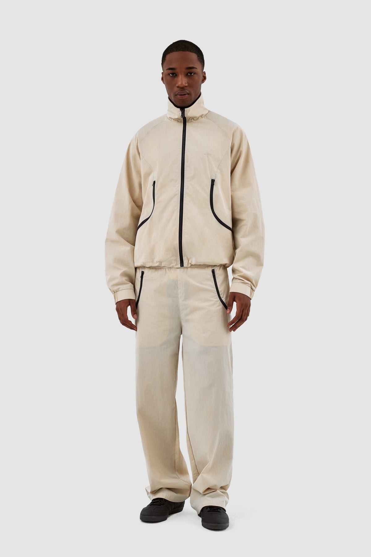 Pantalon à poches Jesse - Crème/Marine