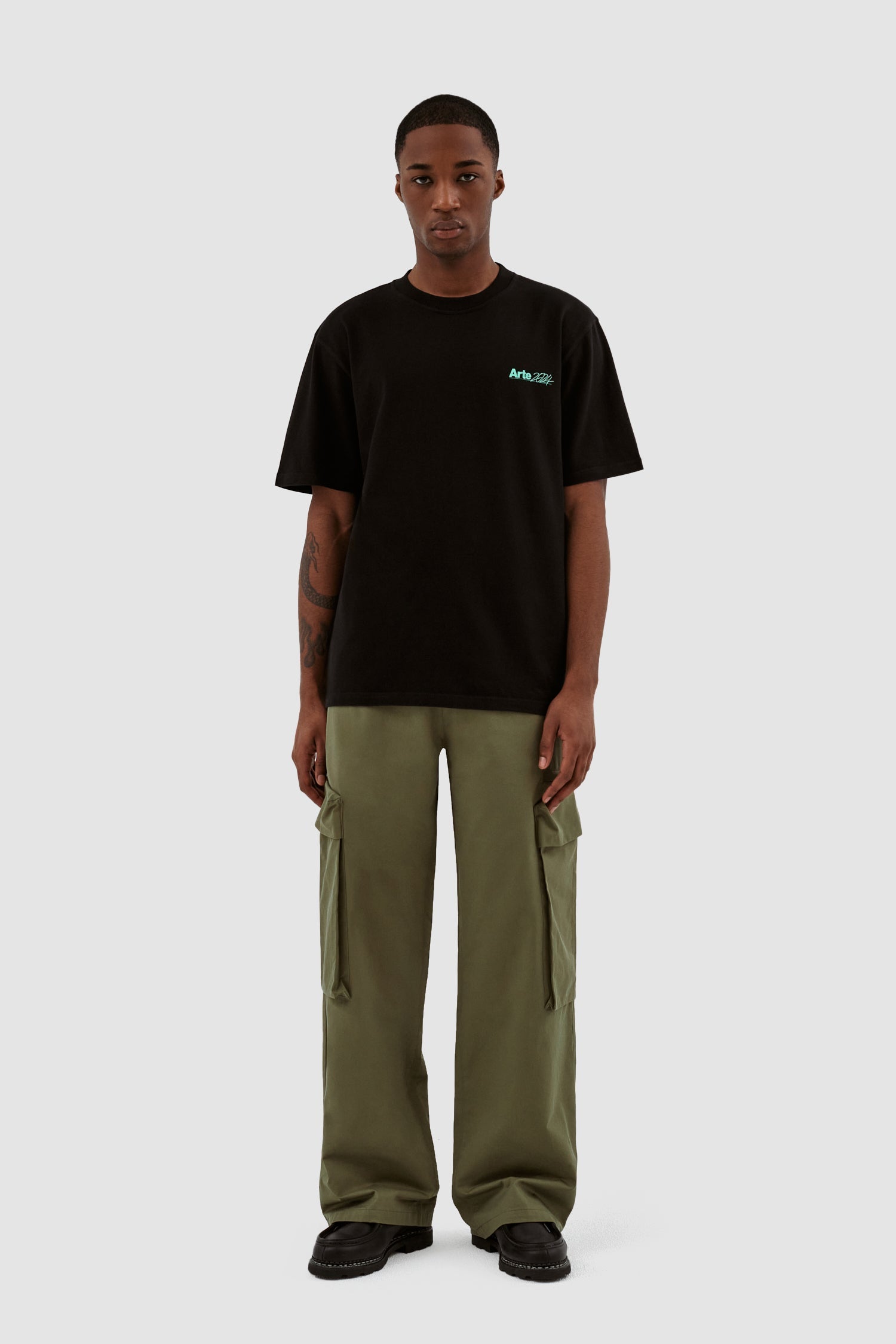 Pantalon à poches Park - Vert foncé