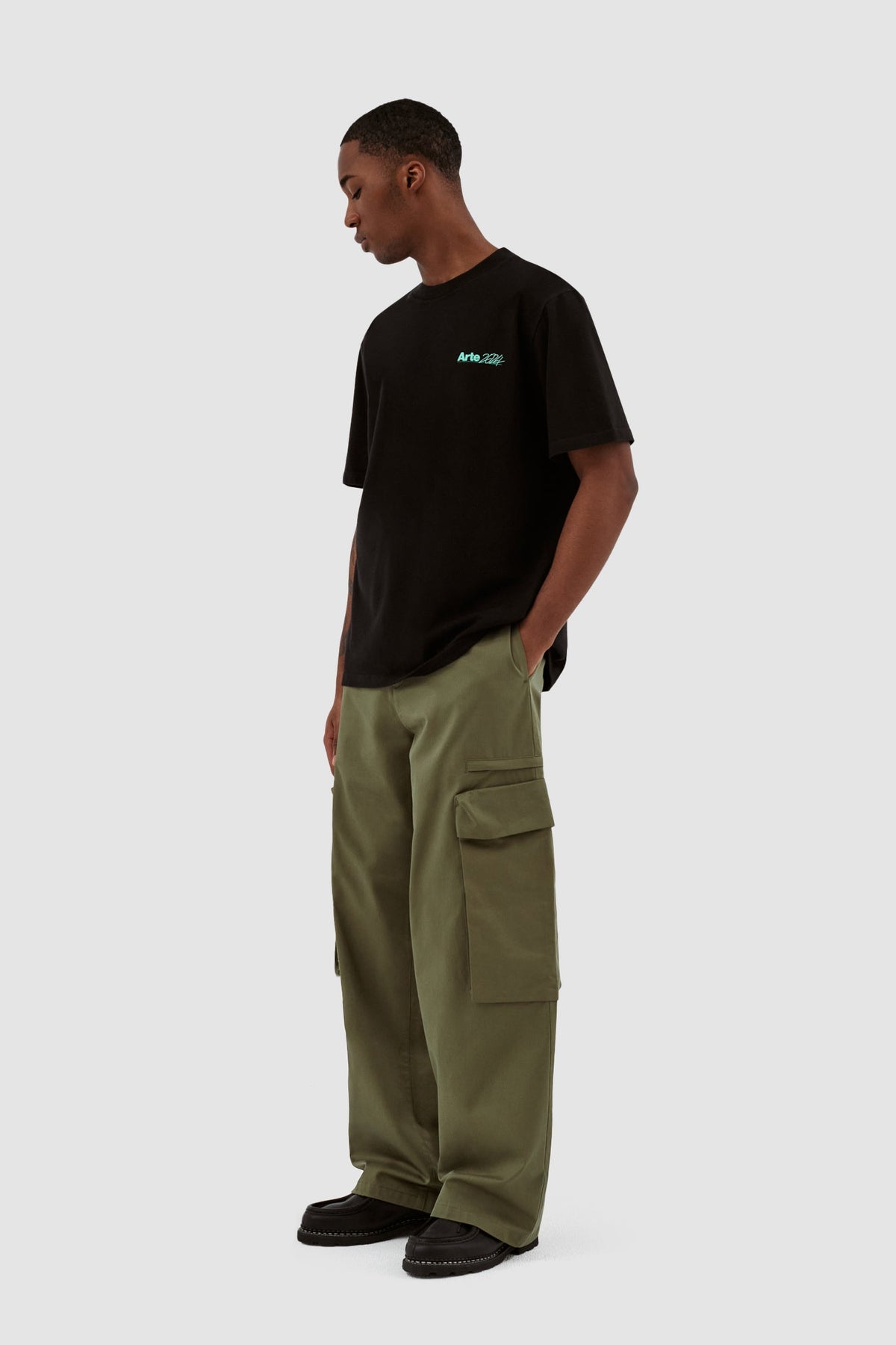 Pantalon à poches Park - Vert foncé