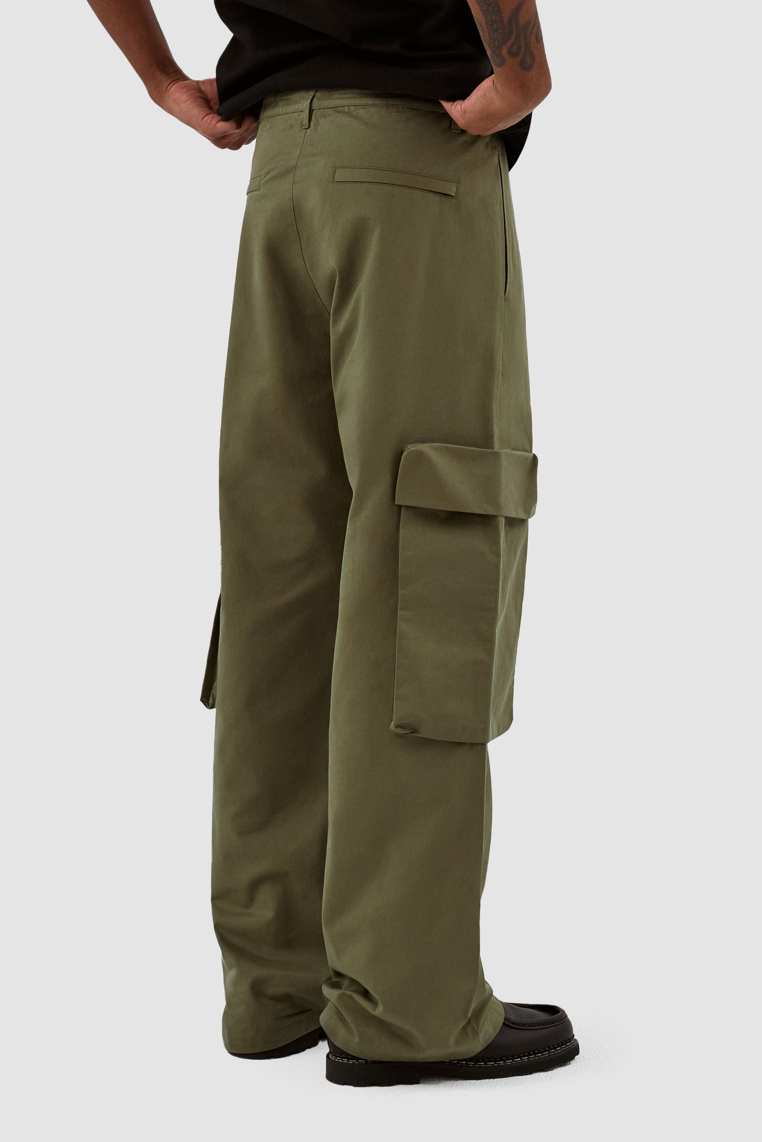 Pantalon à poches Park - Vert foncé