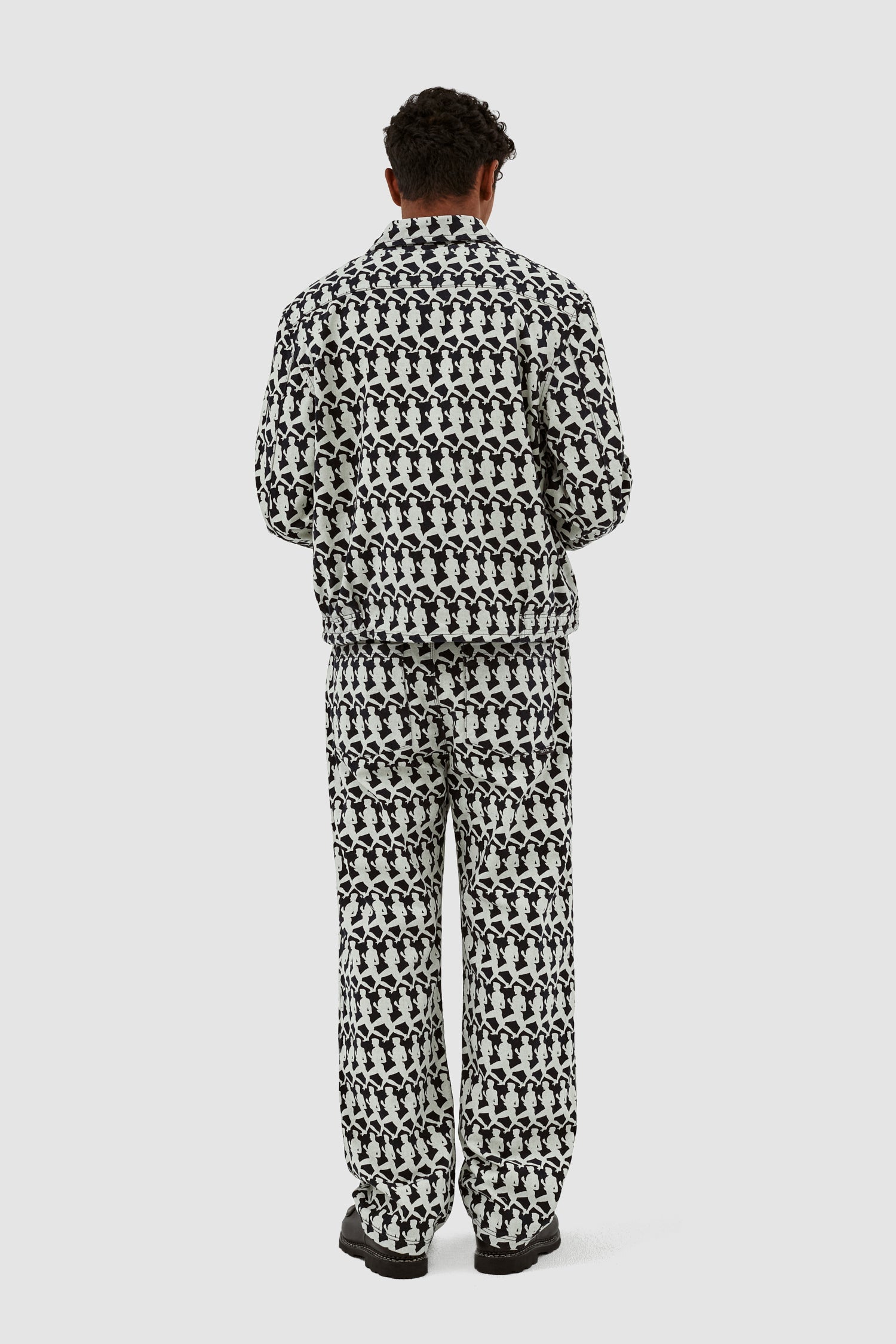 Veste Jones Allover - Marine/Crème