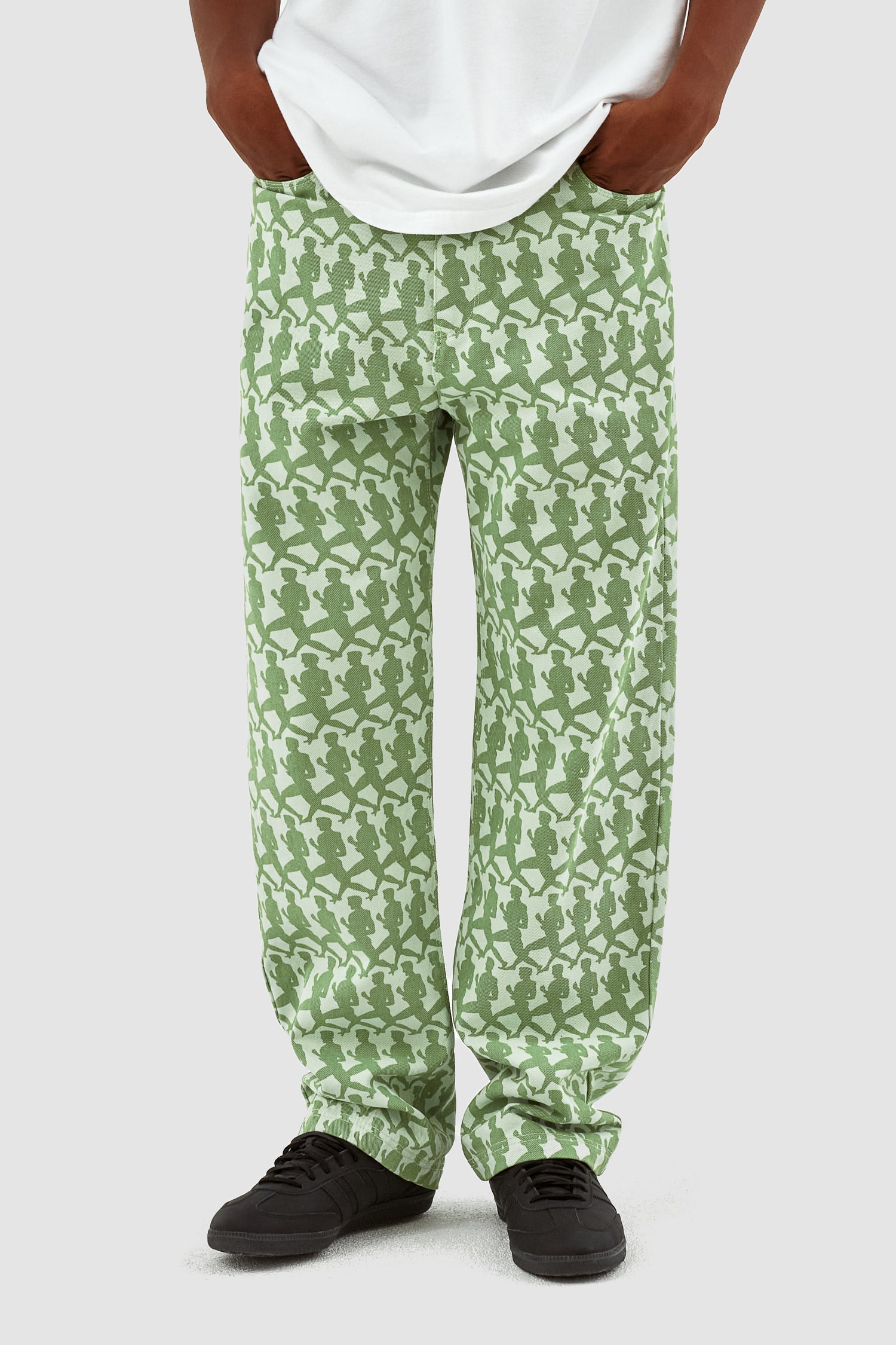 Pantalon Jones Allover - Vert