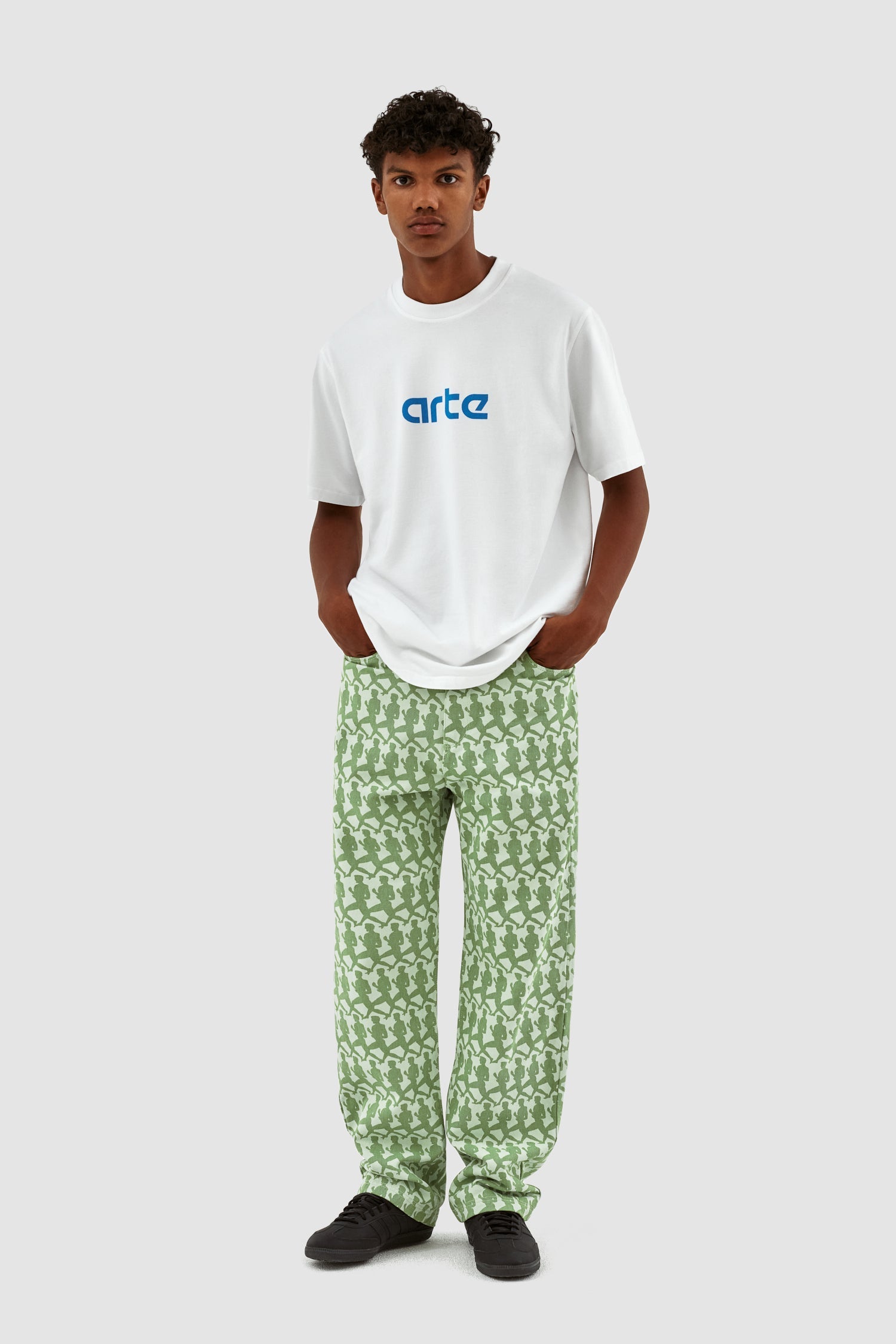 Pantalon Jones Allover - Vert