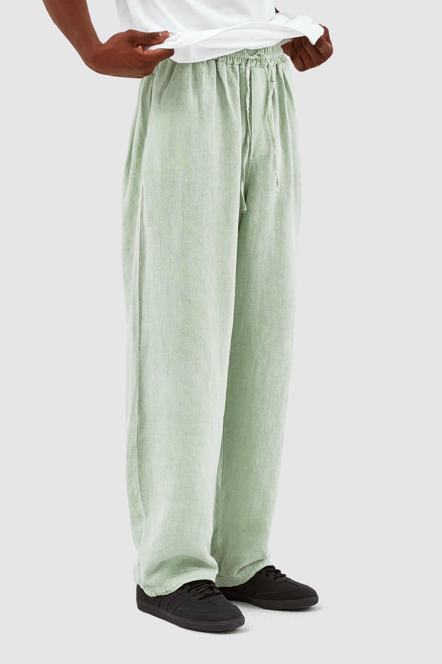 Pantalon Jan Linnen - Vert