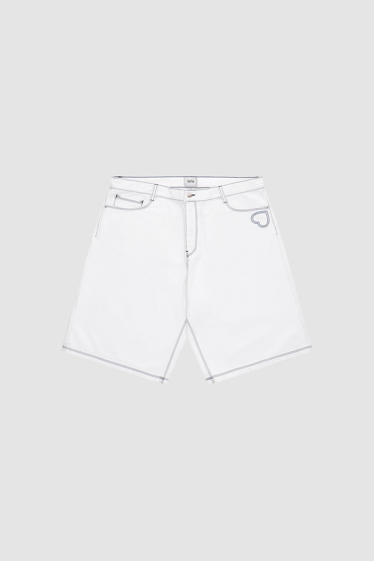 Silvain Heart Detail - Blanc