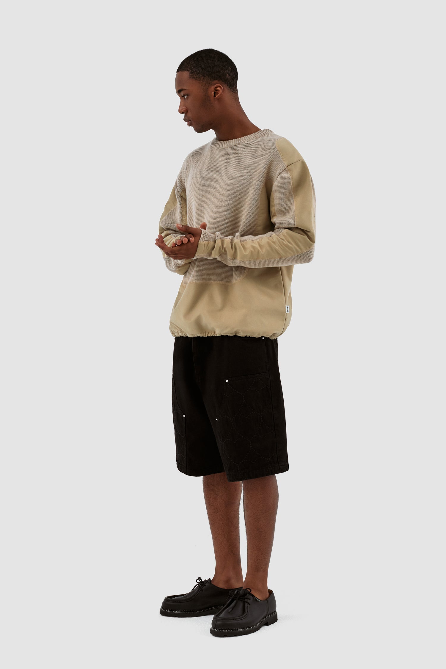 Pull Kris contrasté - Crème