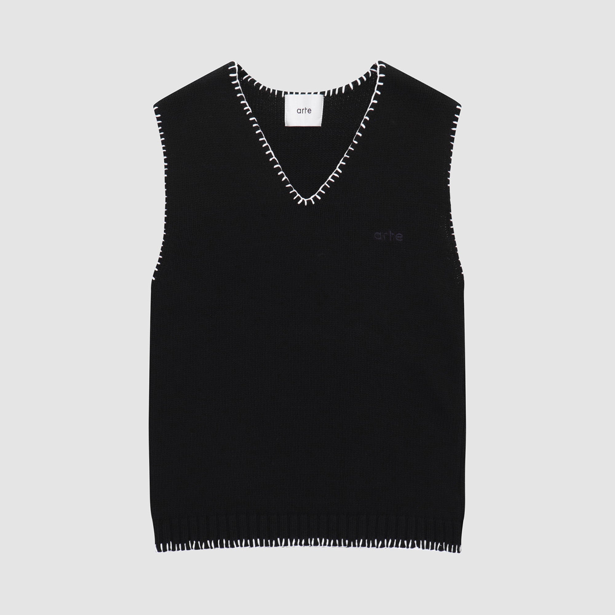 Gilet Karl Stitching - Marine