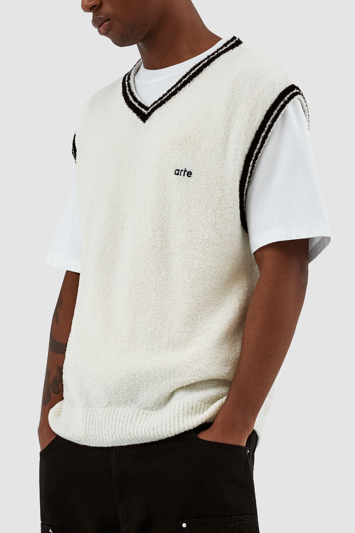 Gilet Karl Logo - Blanc