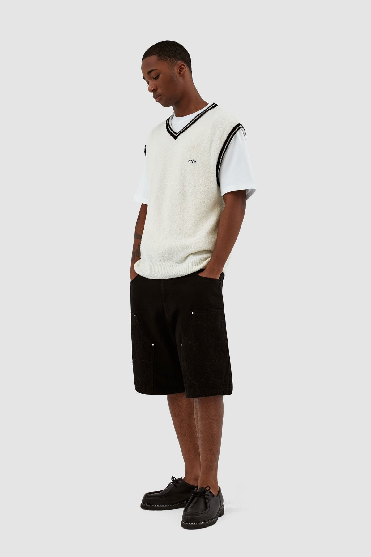 Gilet Karl Logo - Blanc