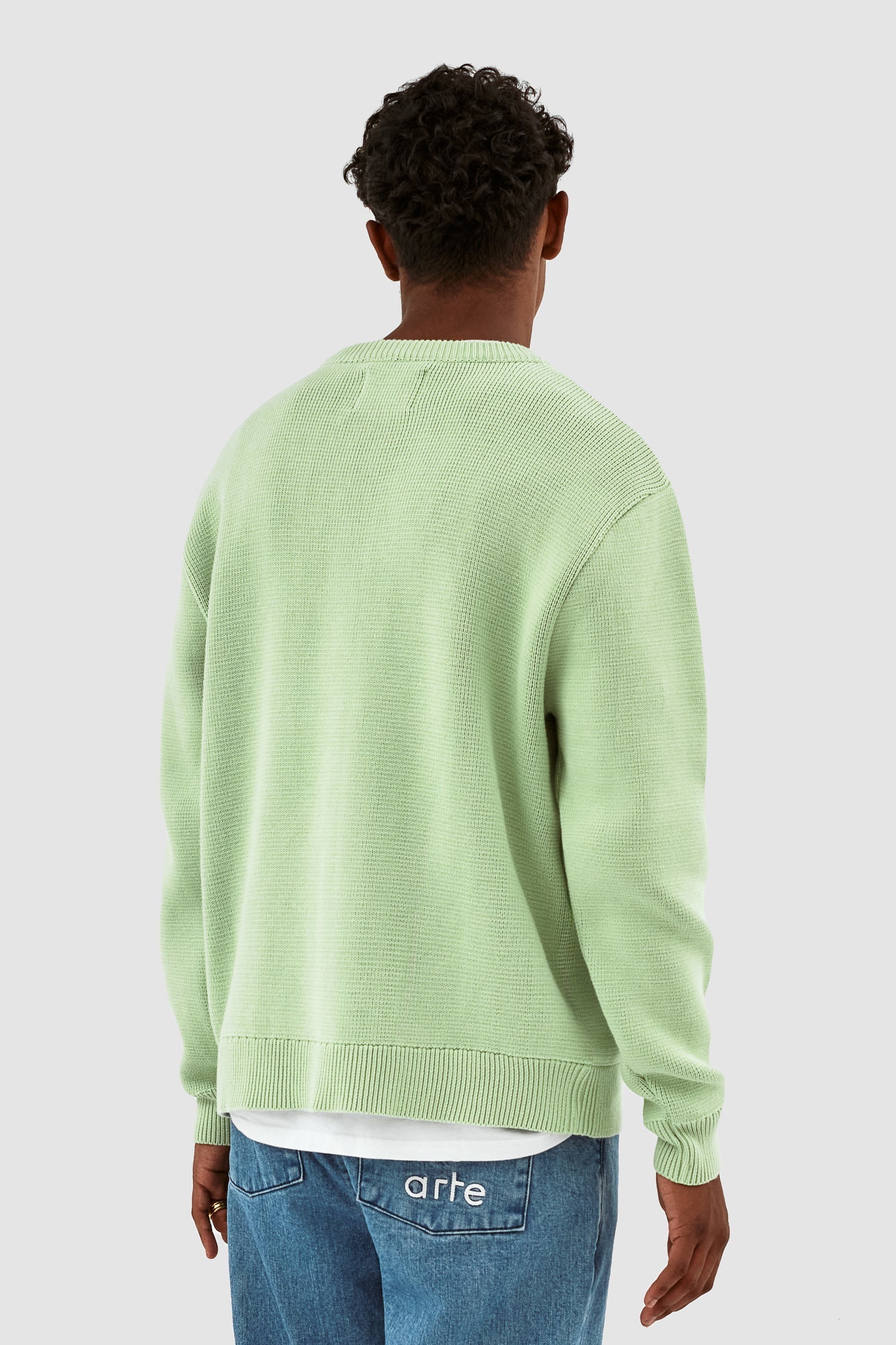 Pull à logo Kris - Vert clair