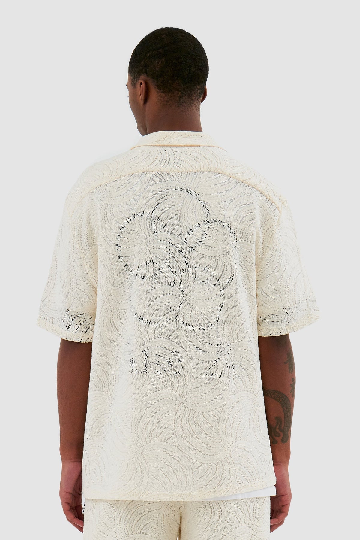 Chemise en crochet Stan - Crème