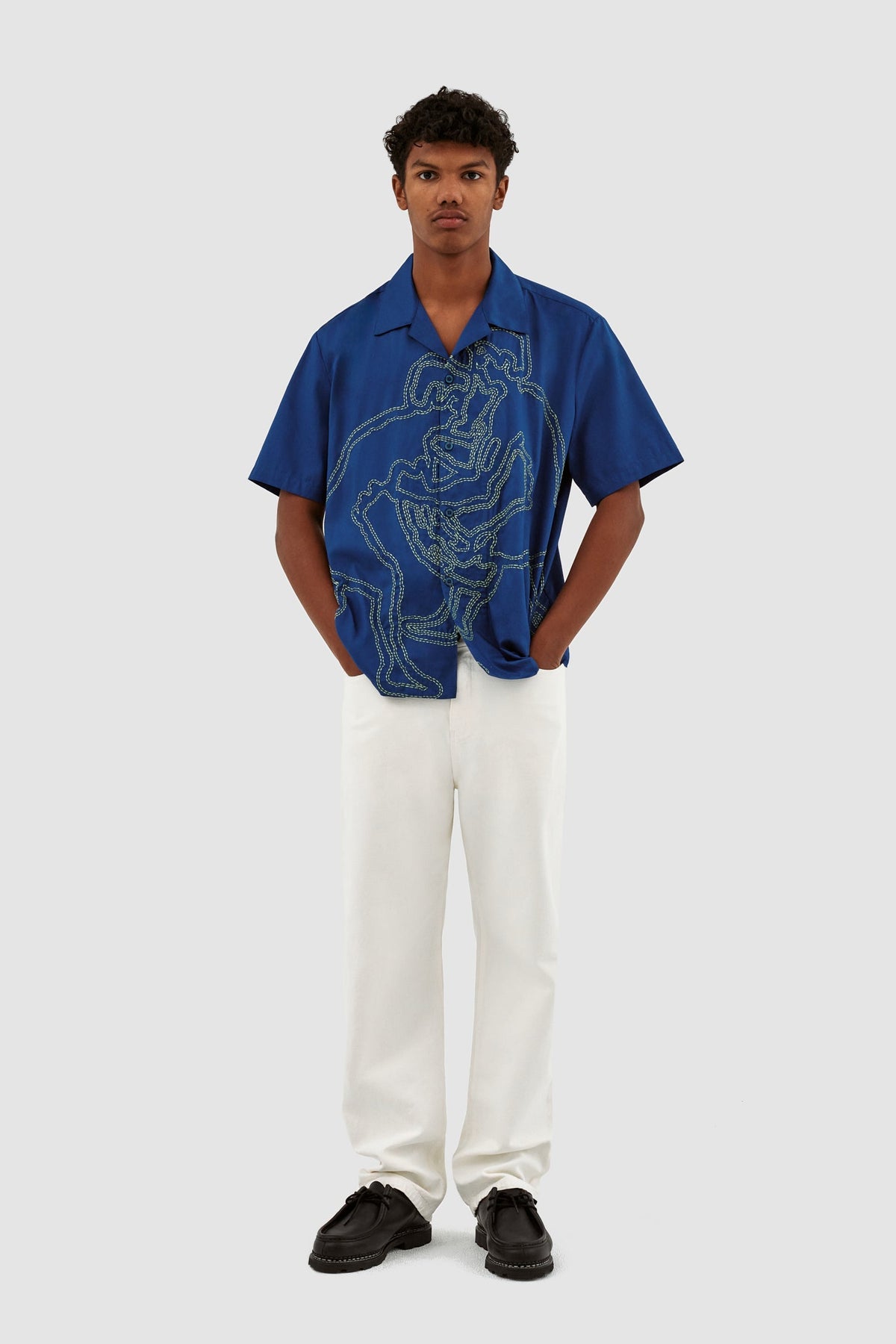 Chemise Scottie Fighter - Bleu